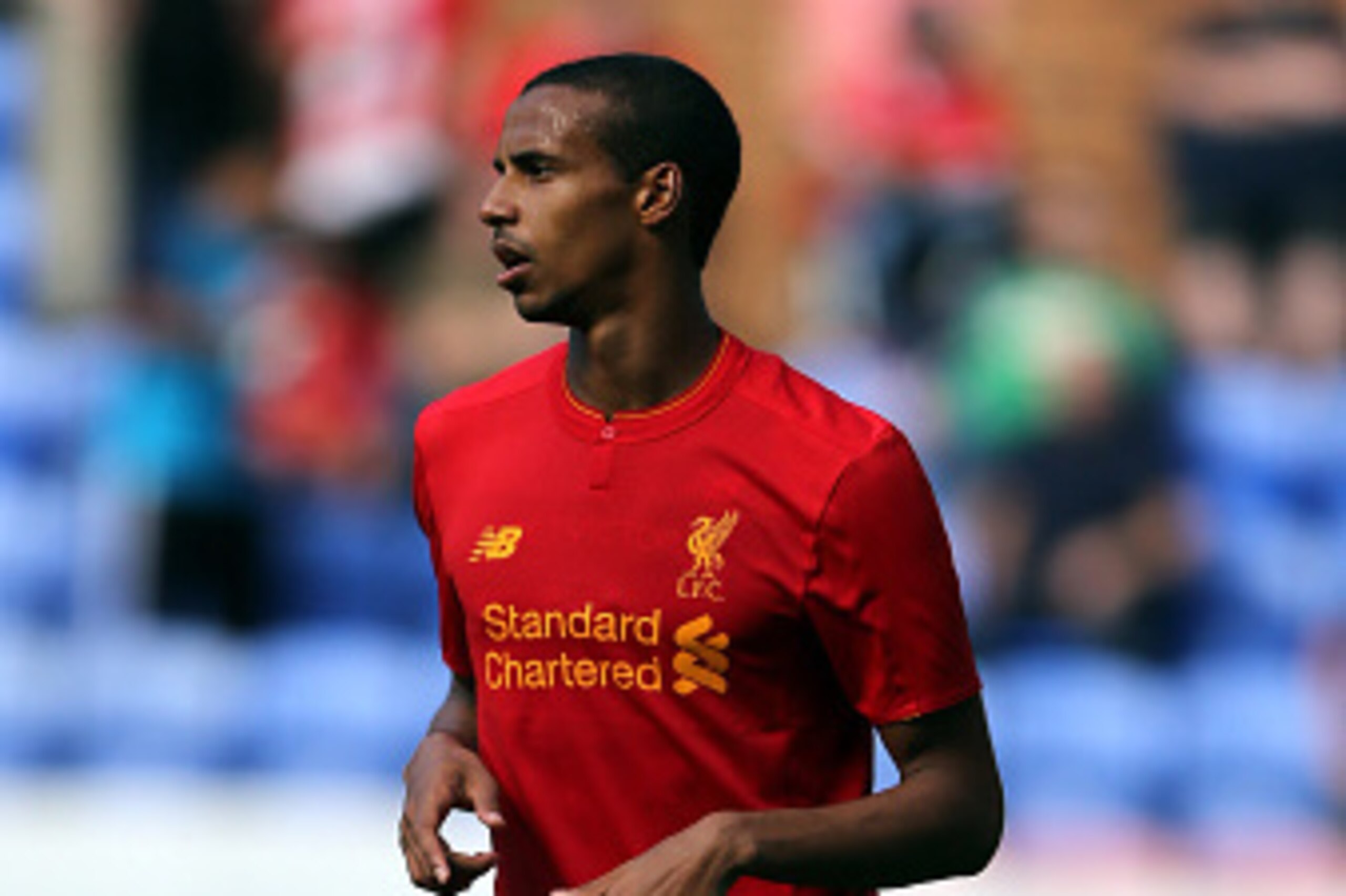 WIGAN, ENGLAND - JULY 17:  Joel Matip of Liverpool during the Pre-Season Friendly match between Wigan Athletic and Liverpool at JJB Stadium on July 17, 2016 in Wigan, England.  (Photo by Nigel Roddis/Getty Images)