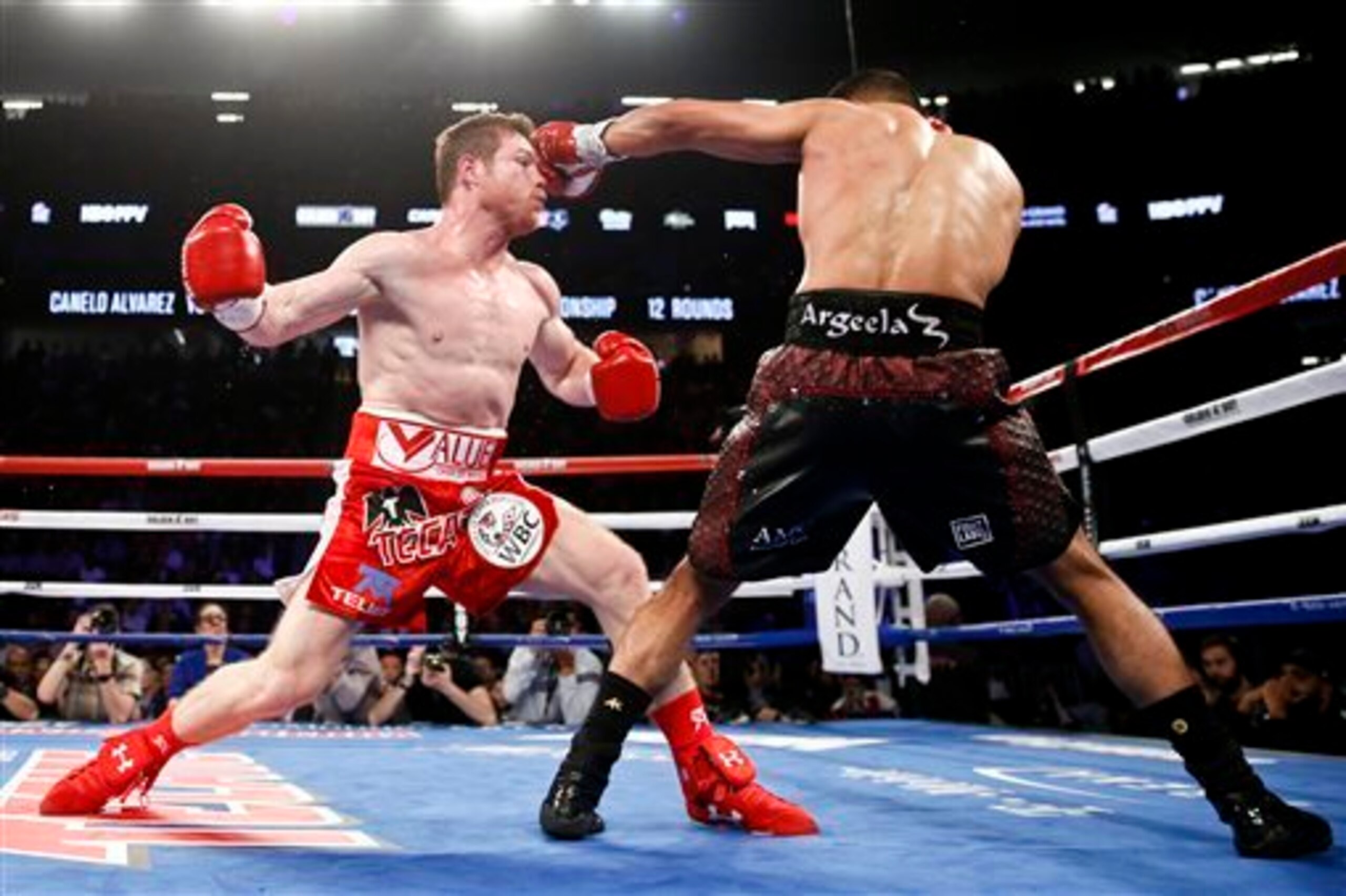 Canelo was too big for Khan.