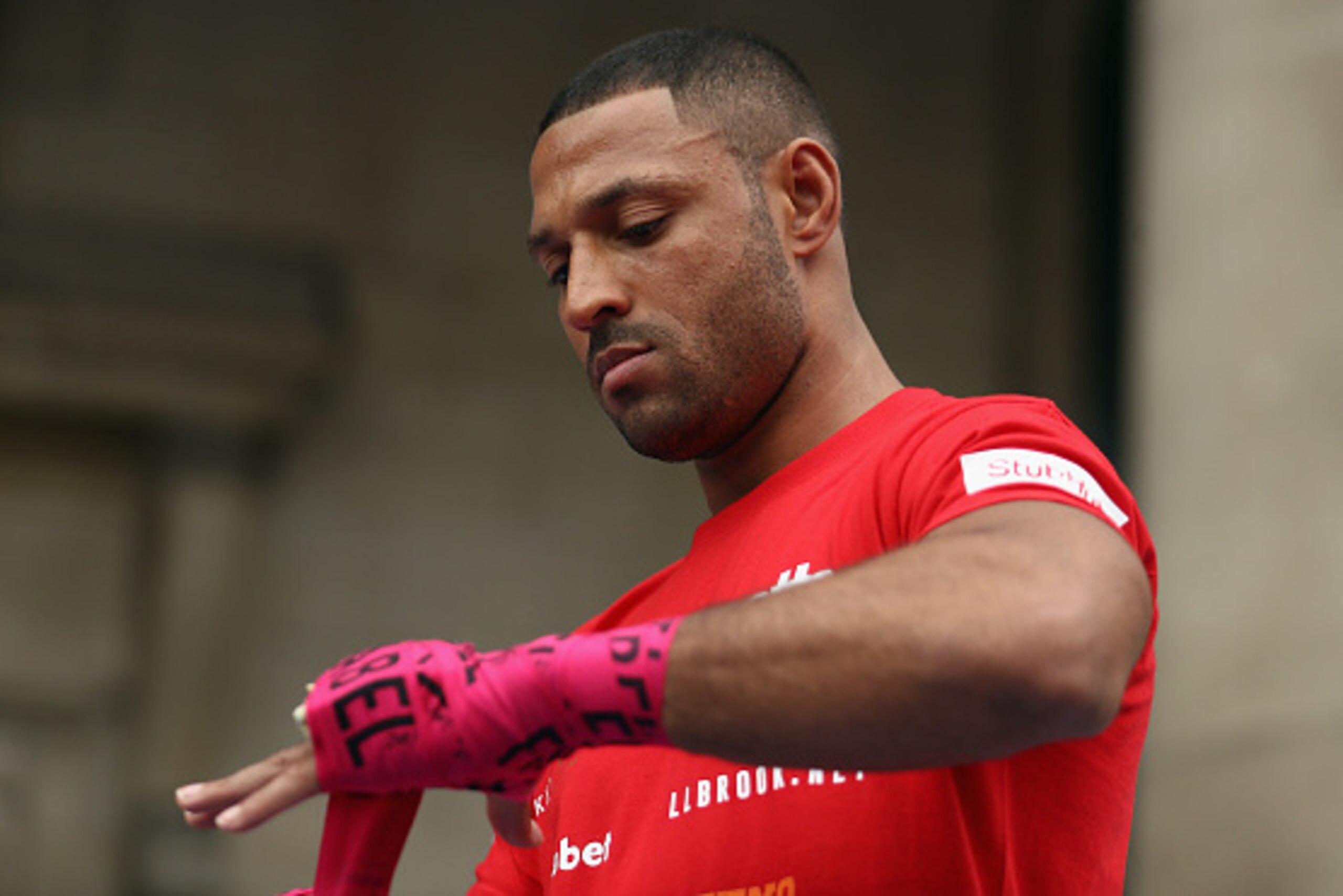 LONDON, ENGLAND - SEPTEMBER 06: Kell Brook takes part in a public workout, ahead of his fight against Gennady Golovkin, in Covent Garden on September 6, 2016 in London, England. (Photo by Bryn Lennon/Getty Images) LONDON, ENGLAND - SEPTEMBER 06: Kell Brook takes part in a public workout, ahead of his fight against Gennady Golovkin, in Covent Garden on September 6, 2016 in London, England. (Photo by Bryn Lennon/Getty Images)