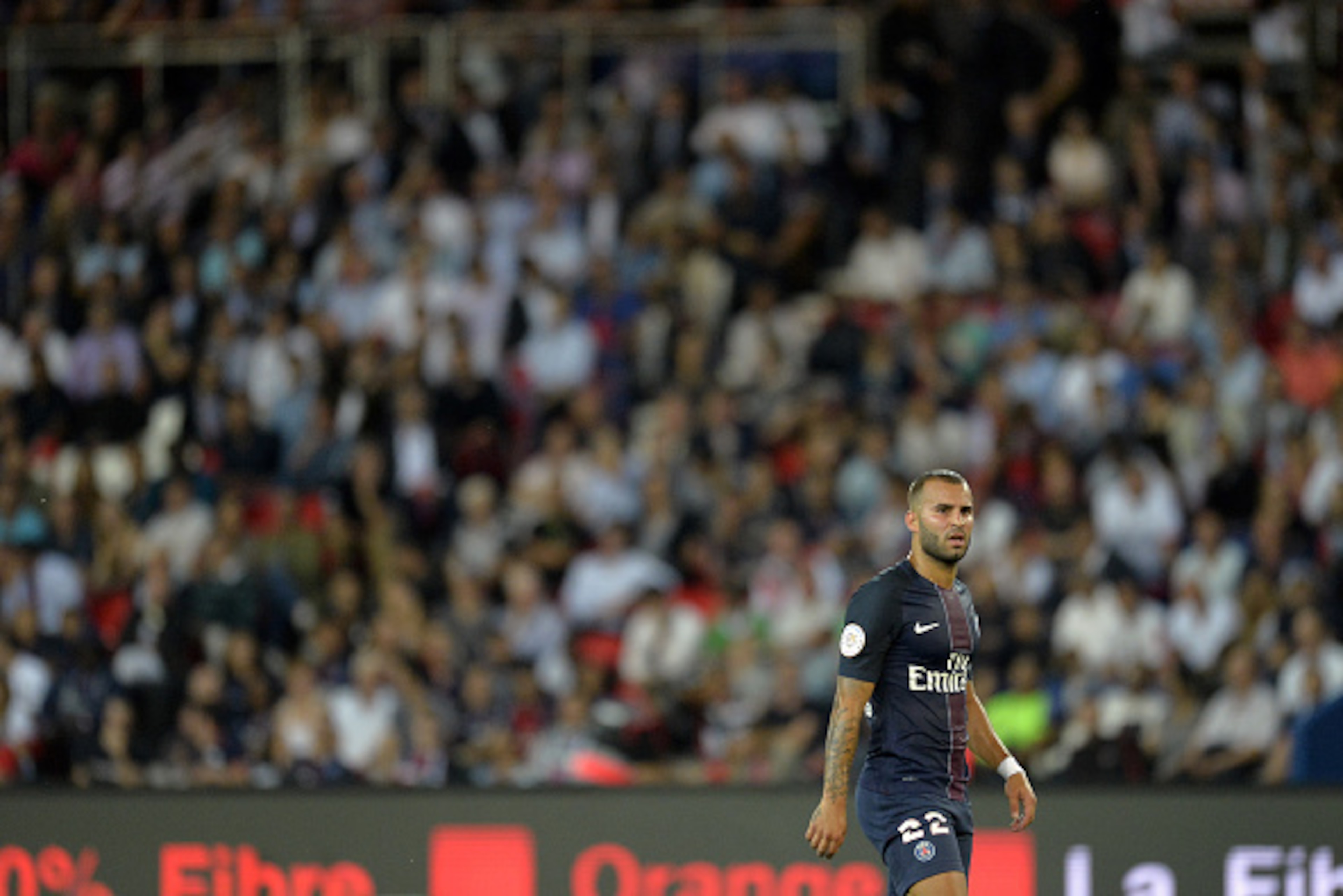 PARIS, FRANCE - SEPTEMBER 09:  Jese Rodriguez of Paris Saint-Germain reacts during the Ligue 1 match between Paris Saint-Germain and AS Saint Etienne at Parc des Princes on September 9, 2016 in Paris, France.  (Photo by Aurelien Meunier/Getty Images)