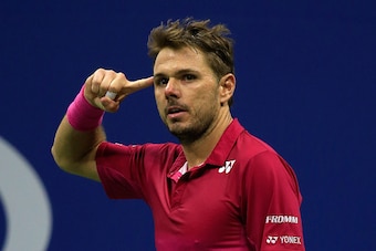 NEW YORK, NY - SEPTEMBER 11:  Stan Wawrinka of Switzerland reacts against Novak Djokovic of Serbia during their Men's Singles Final Match on Day Fourteen of the 2016 US Open at the USTA Billie Jean King National Tennis Center on September 11, 2016 in the 