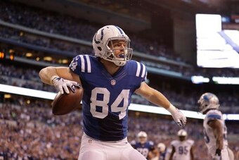 Jack Doyle led scorers at tight end after Sunday.