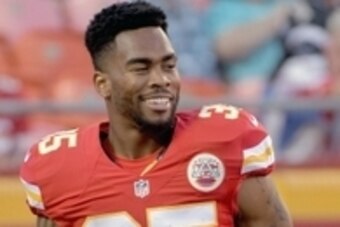 Sep 1, 2016; Kansas City, MO, USA; Kansas City Chiefs running back Charcandrick West (35) warms up before the game against the Green Bay Packers at Arrowhead Stadium. The Chiefs won 17-7. Mandatory Credit: Denny Medley-USA TODAY Sports