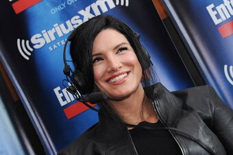 SAN DIEGO, CA - JULY 11:  Actress Gina Carano attends SiriusXM's Entertainment Weekly Radio Channel Broadcasts From Comic-Con 2015 at Hard Rock Hotel San Diego on July 11, 2015 in San Diego, California.  (Photo by Vivien Killilea/Getty Images for SiriusXM