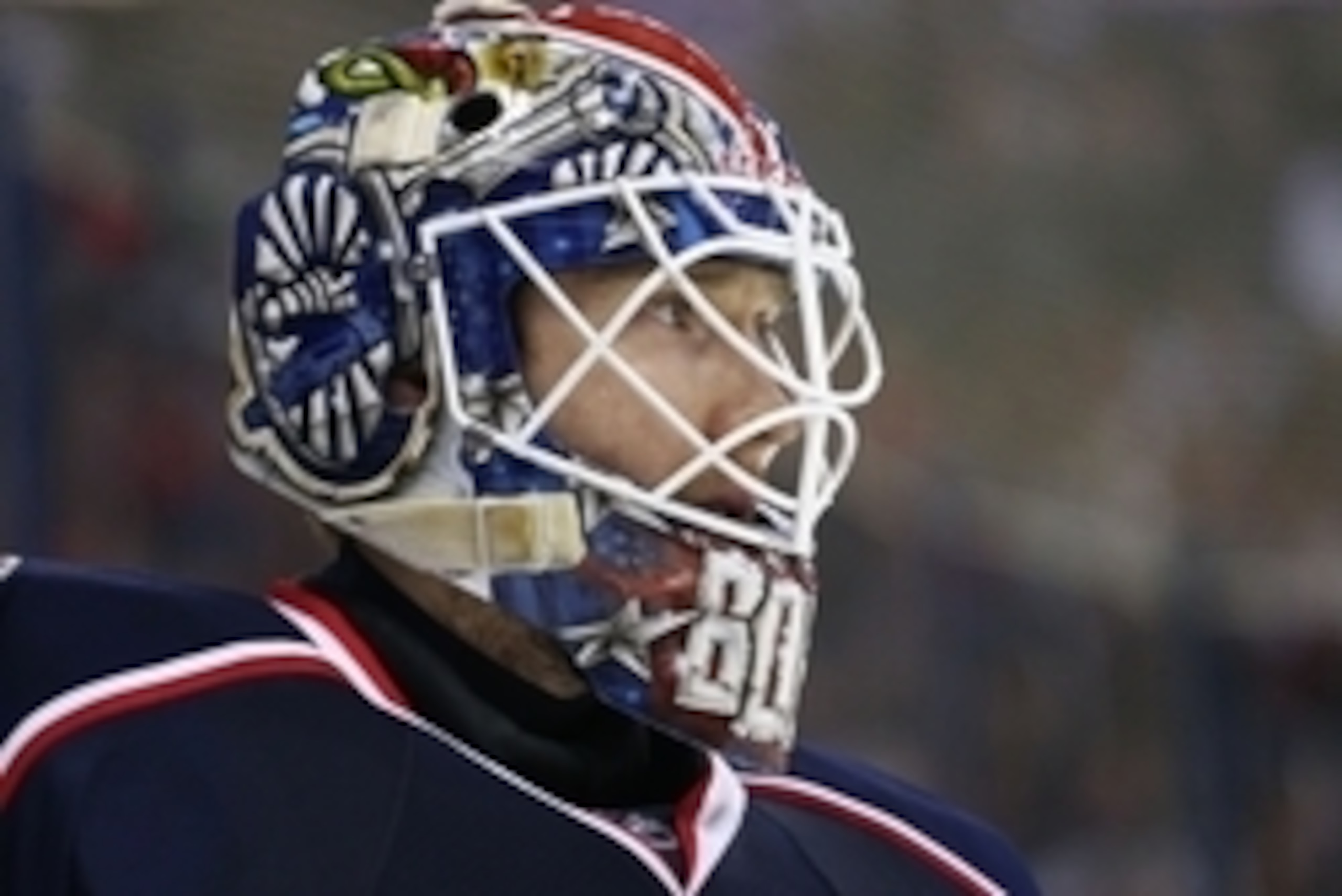 Apr 9, 2016; Columbus, OH, USA; Columbus Blue Jackets goalie Sergei Bobrovsky (72) against the Chicago Blackhawks at Nationwide Arena. The Blue Jackets won 5-4 in overtime. Mandatory Credit: Aaron Doster-USA TODAY Sports