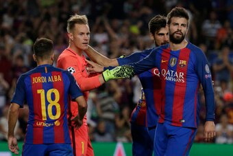 Gerard Pique was one of many returning stars.