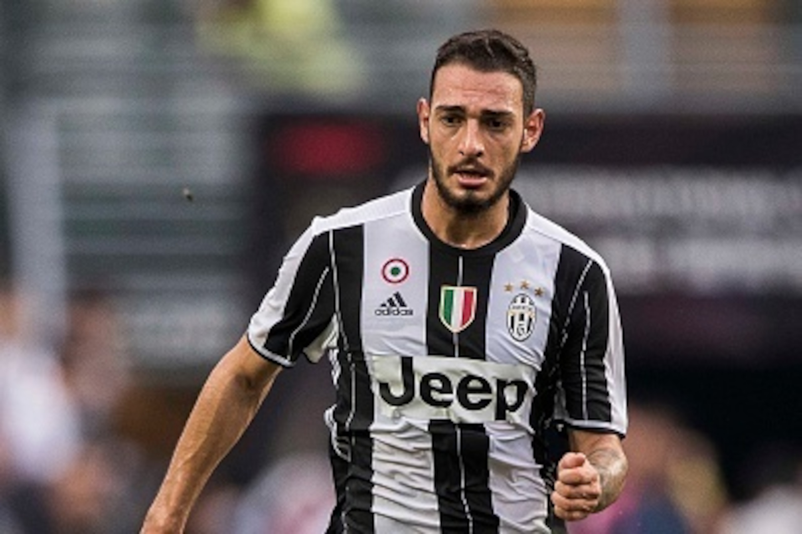 HONG KONG - JULY 30: Juventus' player Grigoris Kastanos in action during the South China vs Juventus match of the AET International Challenge Cup on 30 July 2016 at Hong Kong Stadium, in Hong Kong, Hong Kong.  (Photo by Power Sport Images/Getty Images)