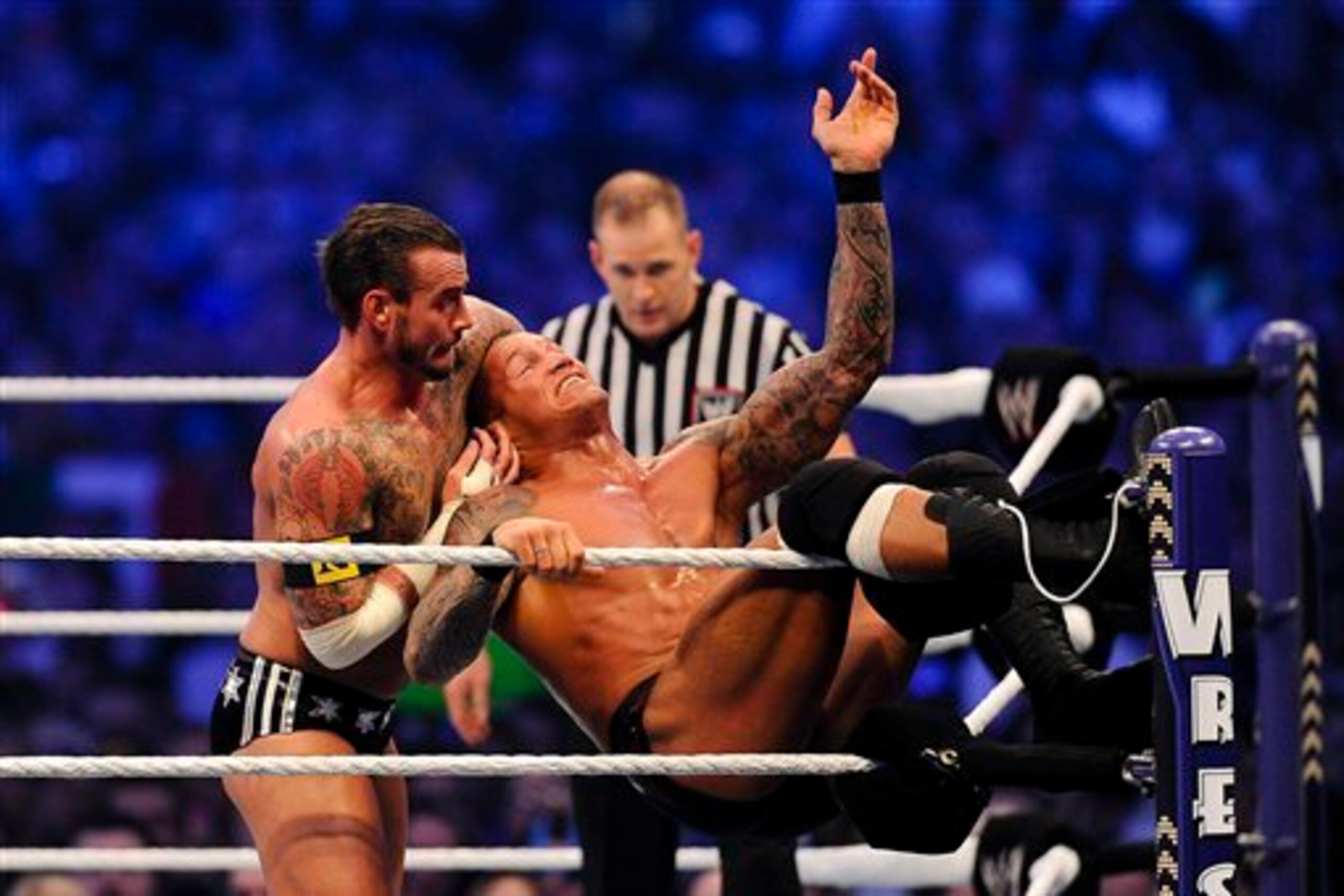 CM Punk takes on Randy Orton at WrestleMania.