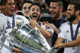 Isco of Real Madrid during the UEFA Champions League final match between Real Madrid and Atletico Madrid on May 28, 2016 at the Giuseppe Meazza San Siro stadium in Milan, Italy.(Photo by VI Images via Getty Images)