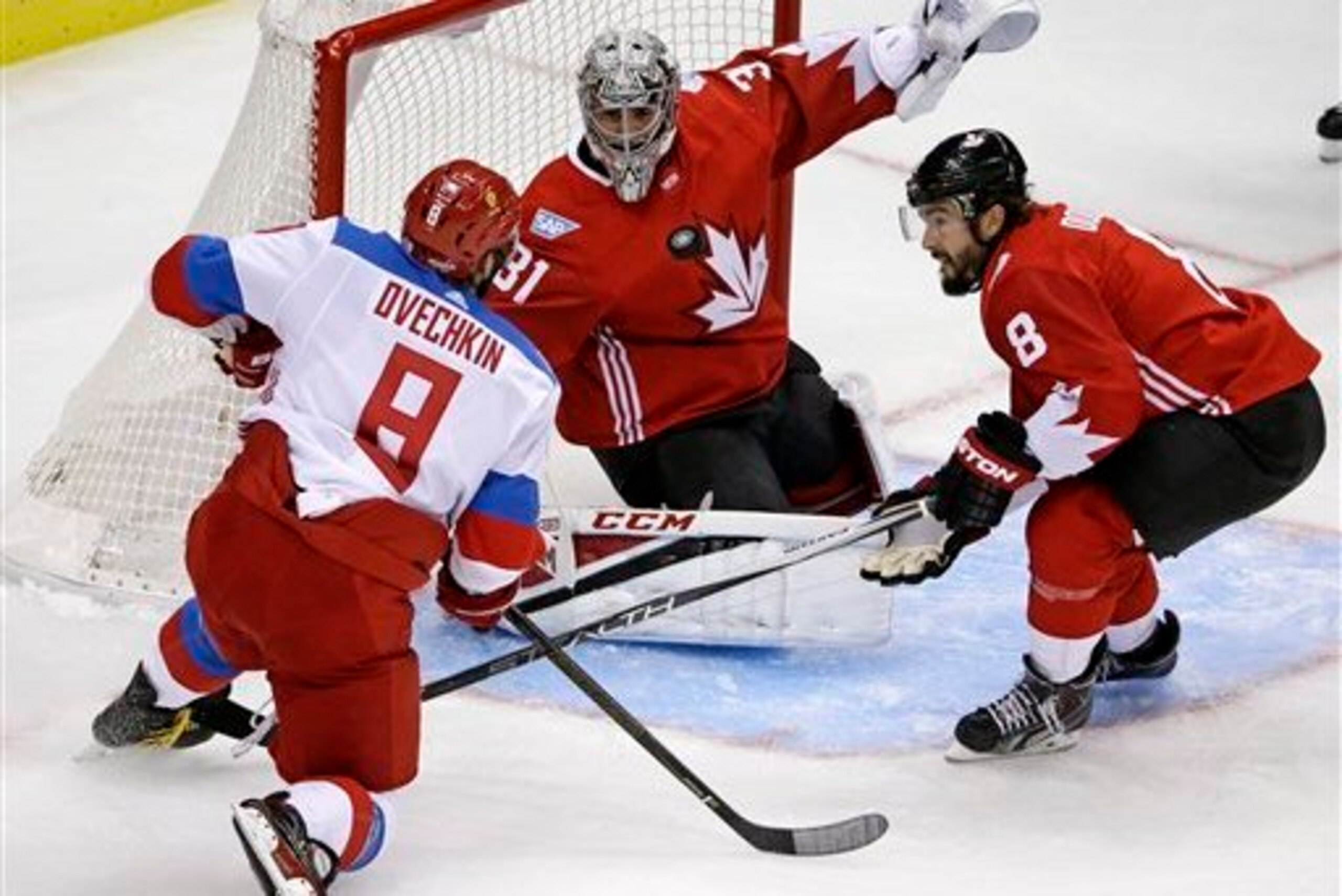 Carey Price is healthy in Canada's net.