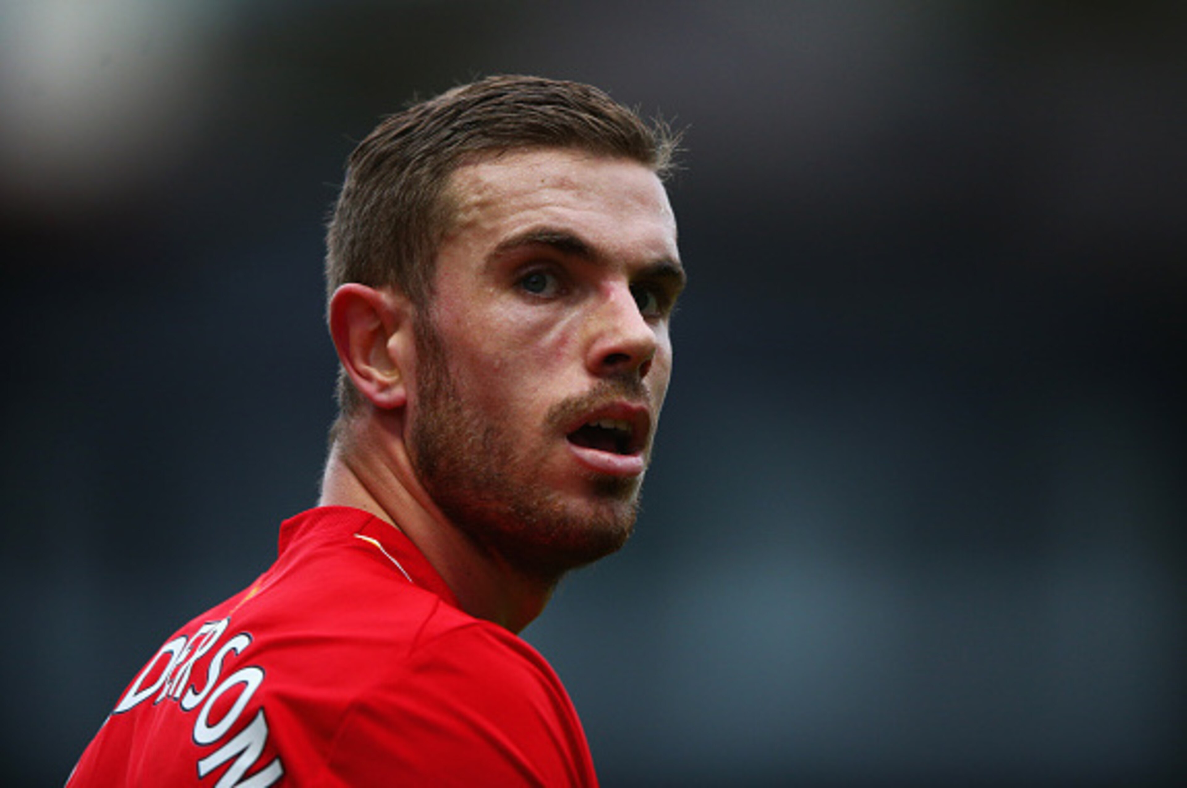 WATFORD, ENGLAND - DECEMBER 20:  Jordan Henderson of Liverpool looks on during the Barclays Premier League match between Watford and Liverpool at Vicarage Road on December 20, 2015 in Watford, England.  (Photo by Ian Walton/Getty Images)