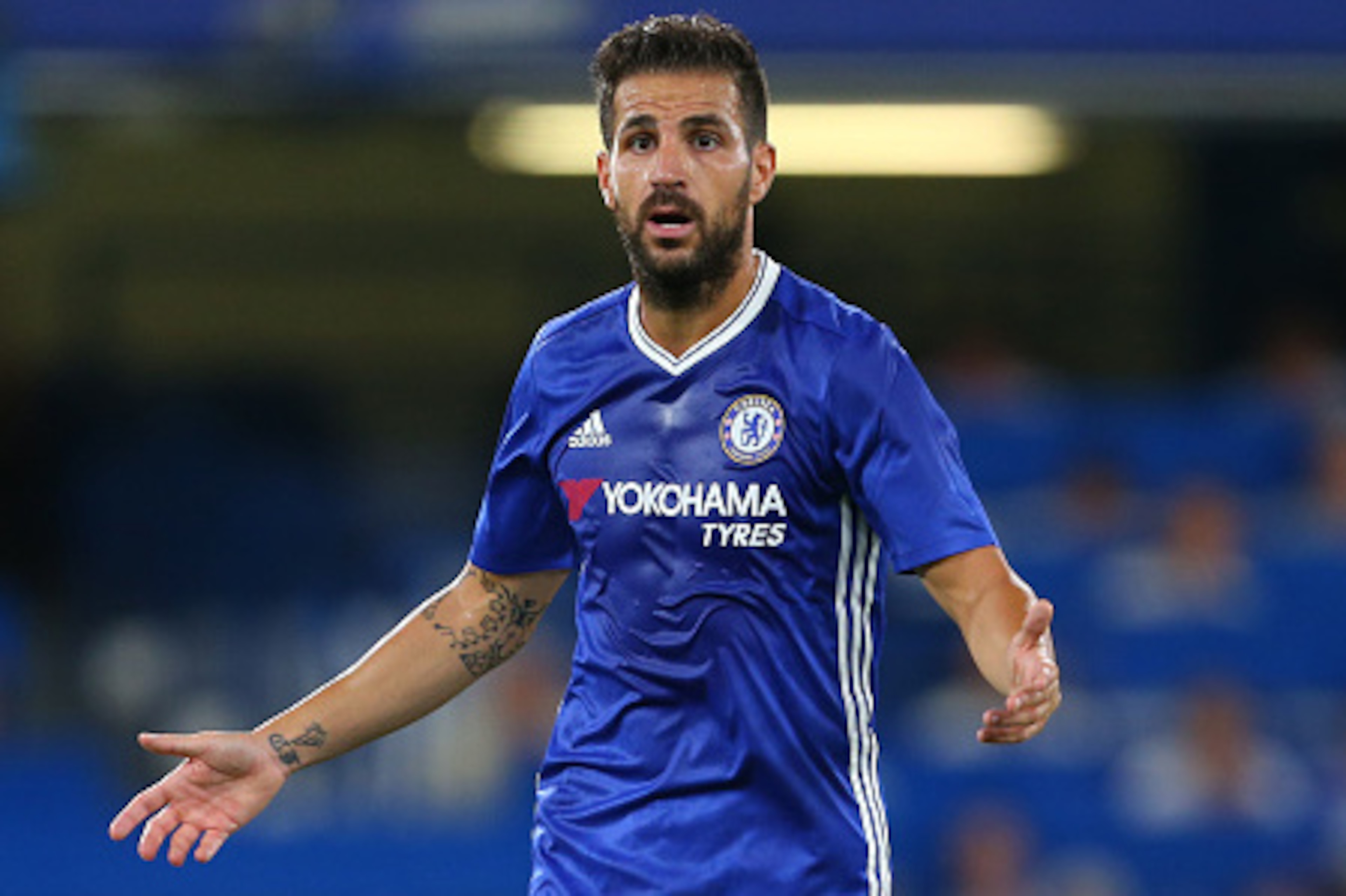 LONDON, ENGLAND - AUGUST 23: Cesc Fabregas of Chelsea during the EFL Cup match between Chelsea and Bristol Rovers at Stamford Bridge on August 23, 2016 in London, England. (Photo by Catherine Ivill - AMA/Getty Images) LONDON, ENGLAND - AUGUST 23: Cesc Fabregas of Chelsea during the EFL Cup match between Chelsea and Bristol Rovers at Stamford Bridge on August 23, 2016 in London, England. (Photo by Catherine Ivill - AMA/Getty Images)
