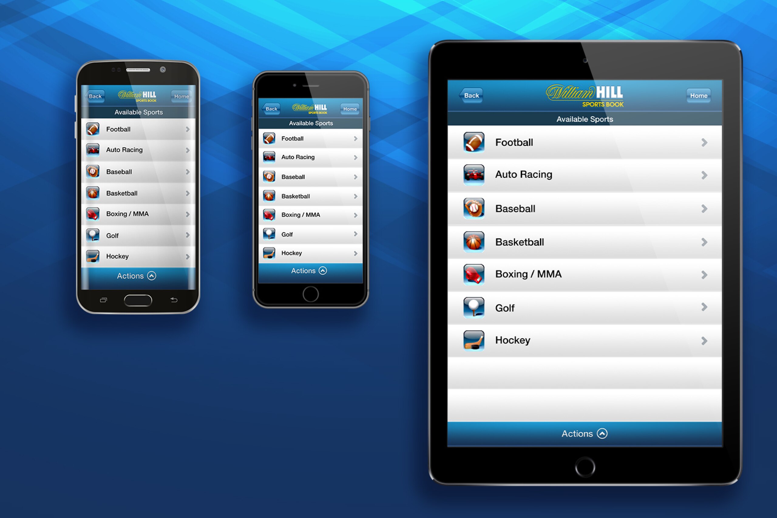 The William Hill U.S. gambling app currently works only within Nevada state limits.
