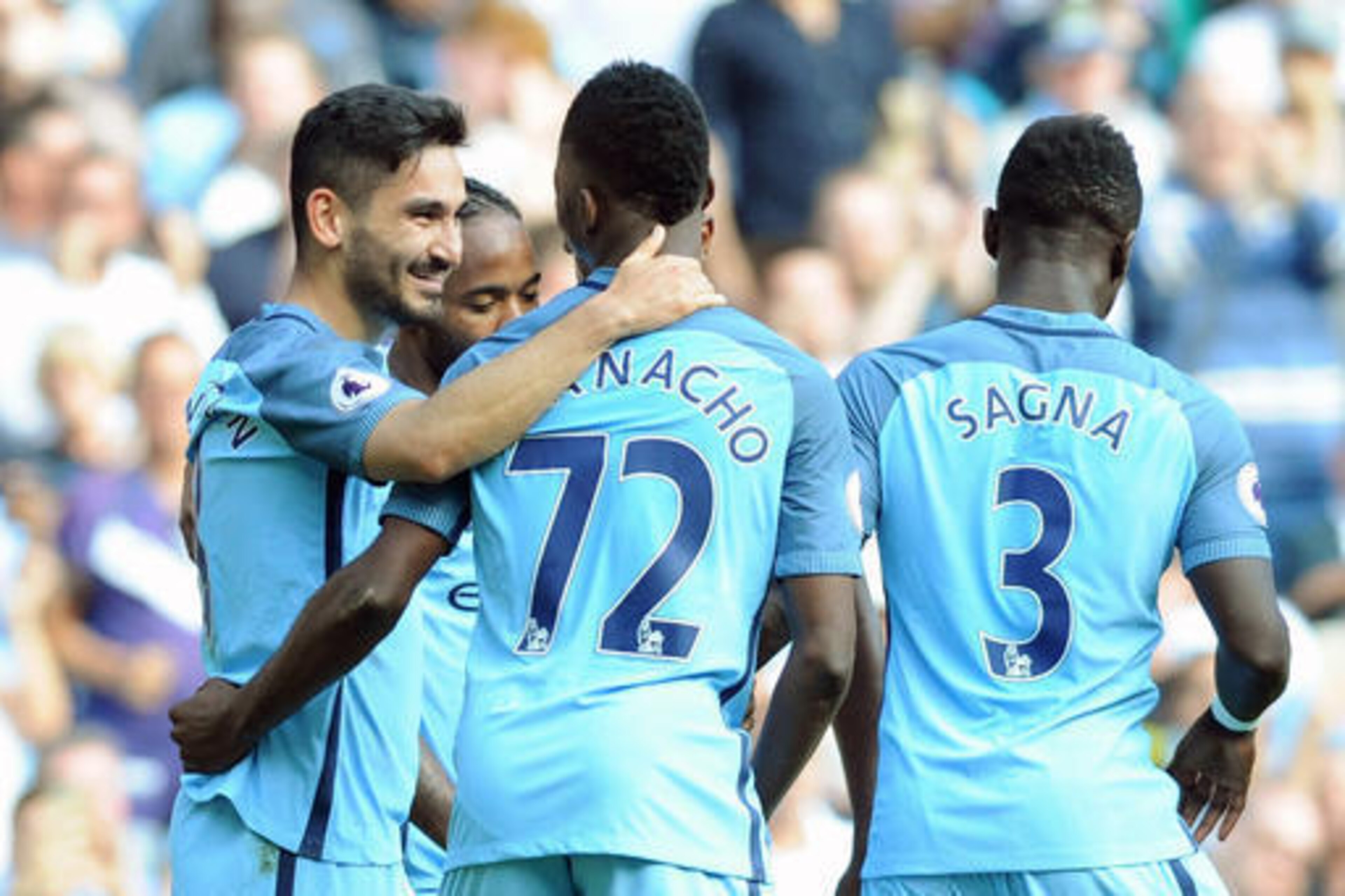 Gundogan scored on his Manchester City debut.