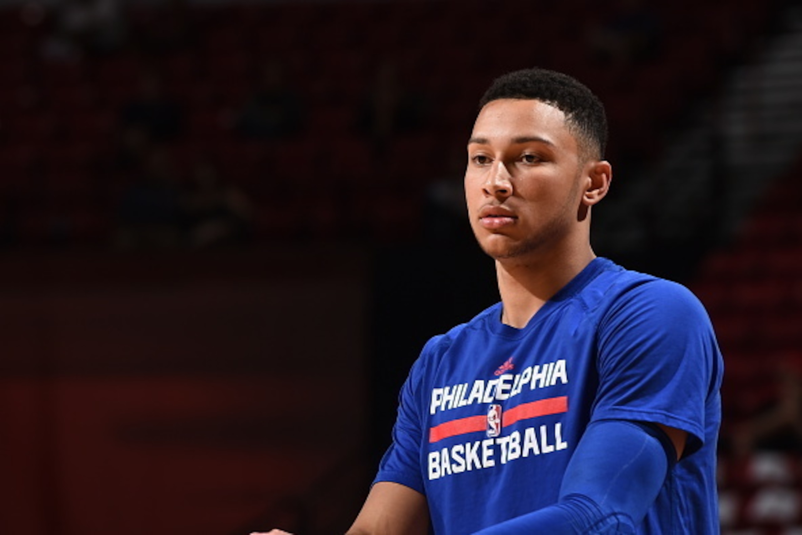 LAS VEGAS, NV - JULY 10: Ben Simmons #25 of Philadelphia 76ers handles the ball against the Chicago Bulls during 2016 Summer League on July 10, 2016 at the Thomas & Mack Center in Las Vegas, Nevada. NOTE TO USER: User expressly acknowledges and agrees tha