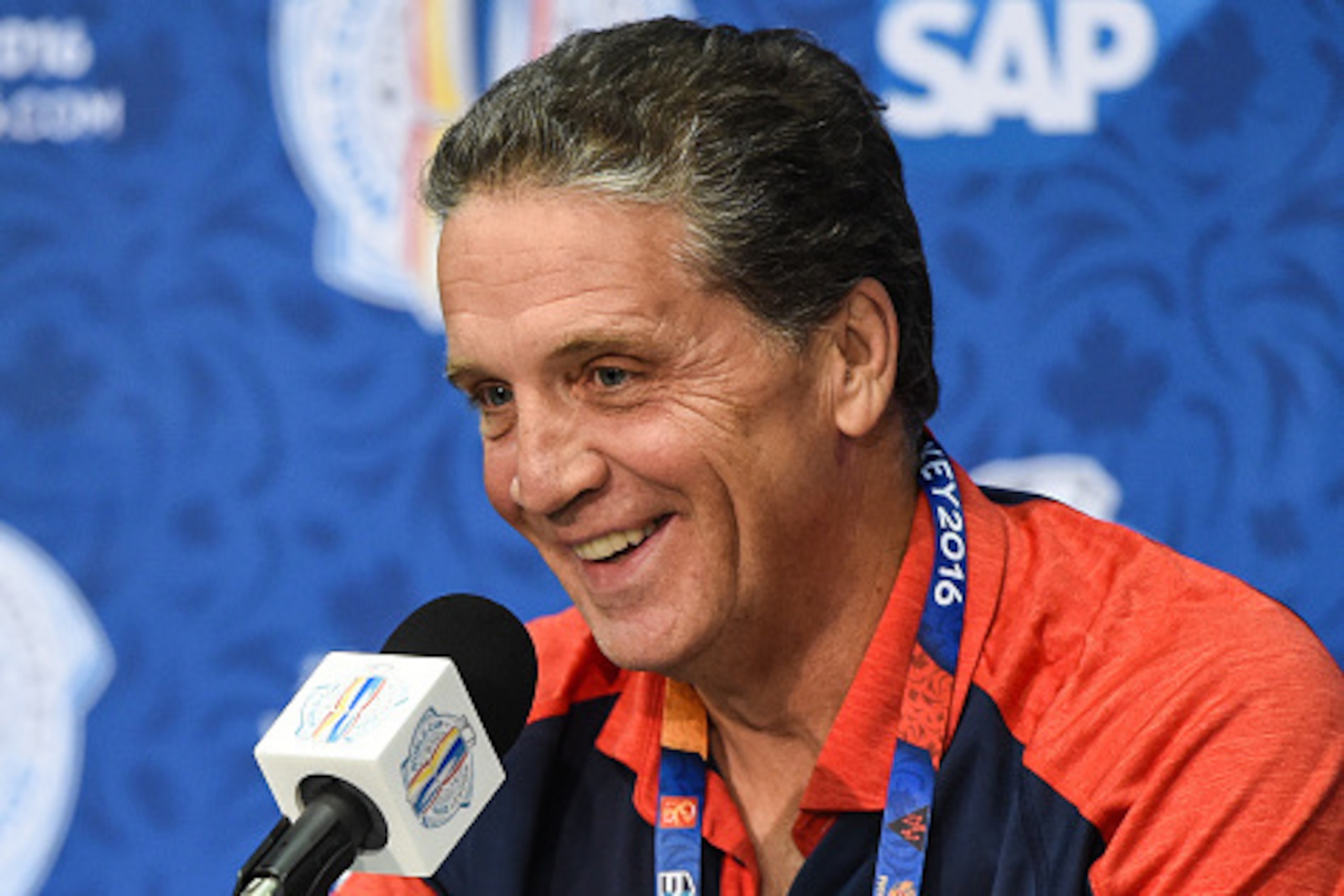 TORONTO, ON - SEPTEMBER 15: General Manager of Team USA Dean Lombardi answers questions during Media day at the World Cup of Hockey 2016 at Air Canada Centre on September 15, 2016 in Toronto, Ontario, Canada. (Photo by Minas Panagiotakis/Getty Images) TORONTO, ON - SEPTEMBER 15: General Manager of Team USA Dean Lombardi answers questions during Media day at the World Cup of Hockey 2016 at Air Canada Centre on September 15, 2016 in Toronto, Ontario, Canada. (Photo by Minas Panagiotakis/Getty Images)