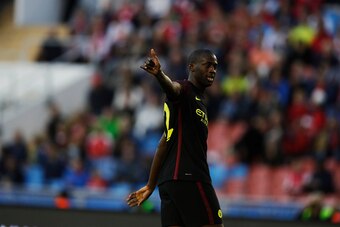 GOTHENBURG, SWEDEN - AUGUST 07: Yaya Toure of Manchester City during the Pre-Season Friendly between Arsenal and Manchester City at Ullevi on August 7, 2016 in Gothenburg, Sweden. (Photo by Nils Petter Nilsson/Ombrello/Getty Images)