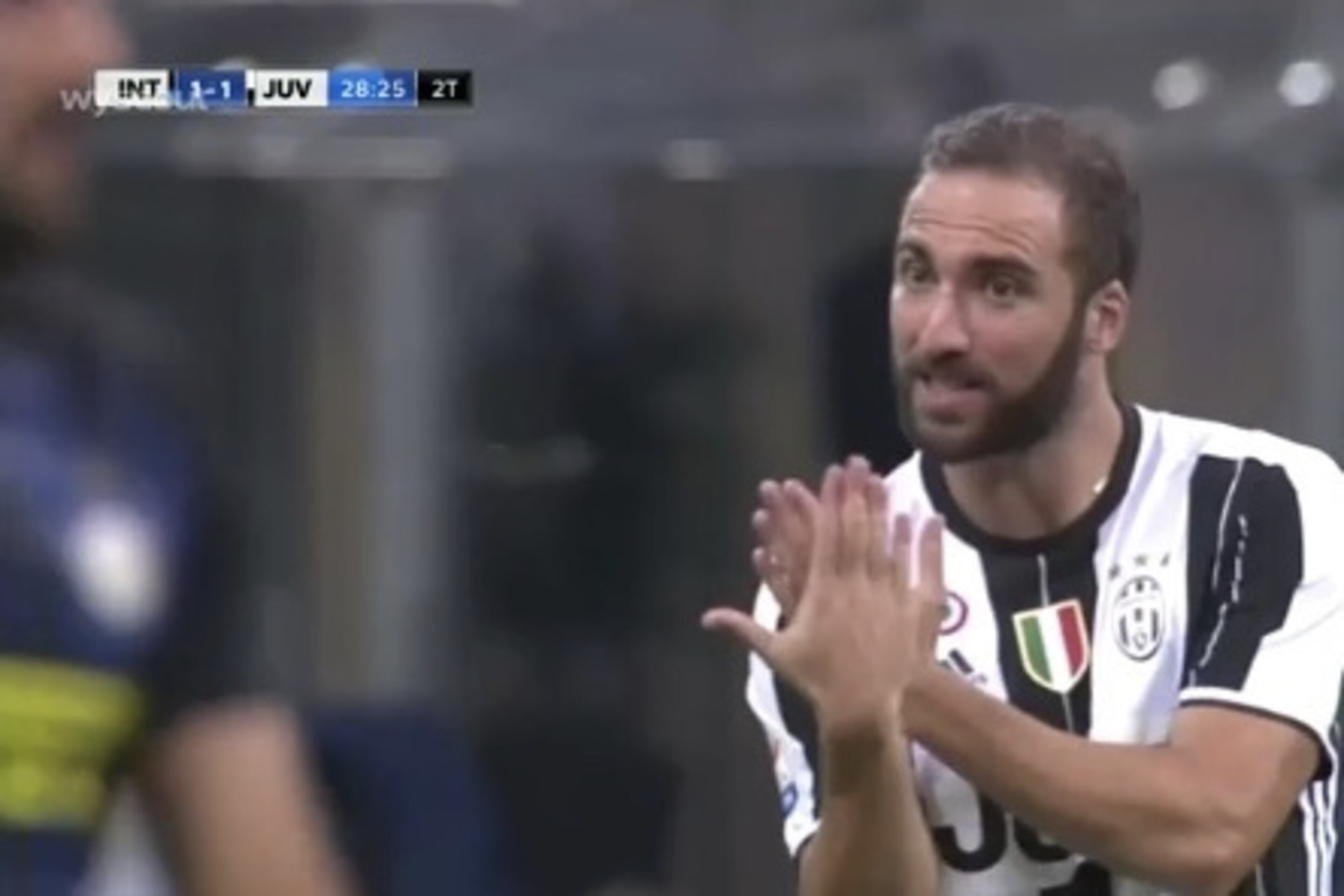 Higuain made sure Dybala gets the message