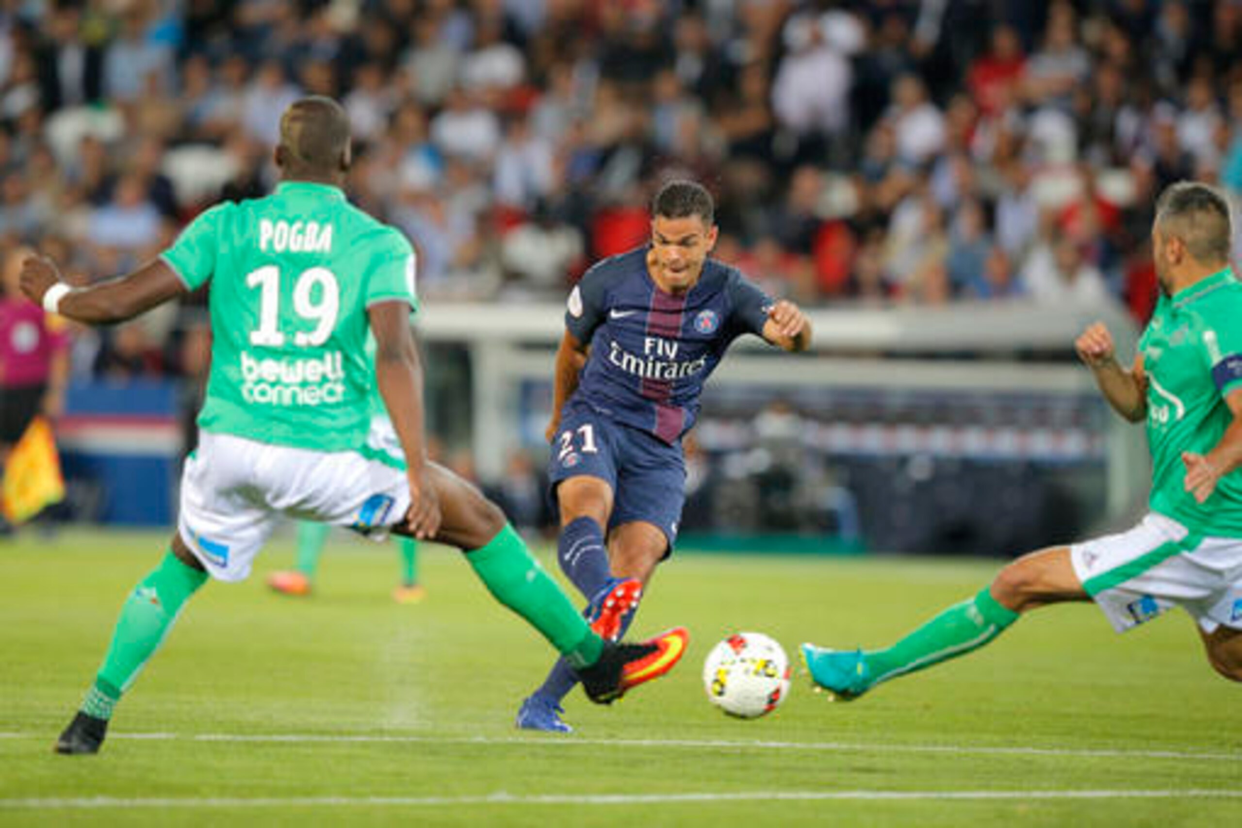 Ben Arfa struggled against Saint-Etienne.