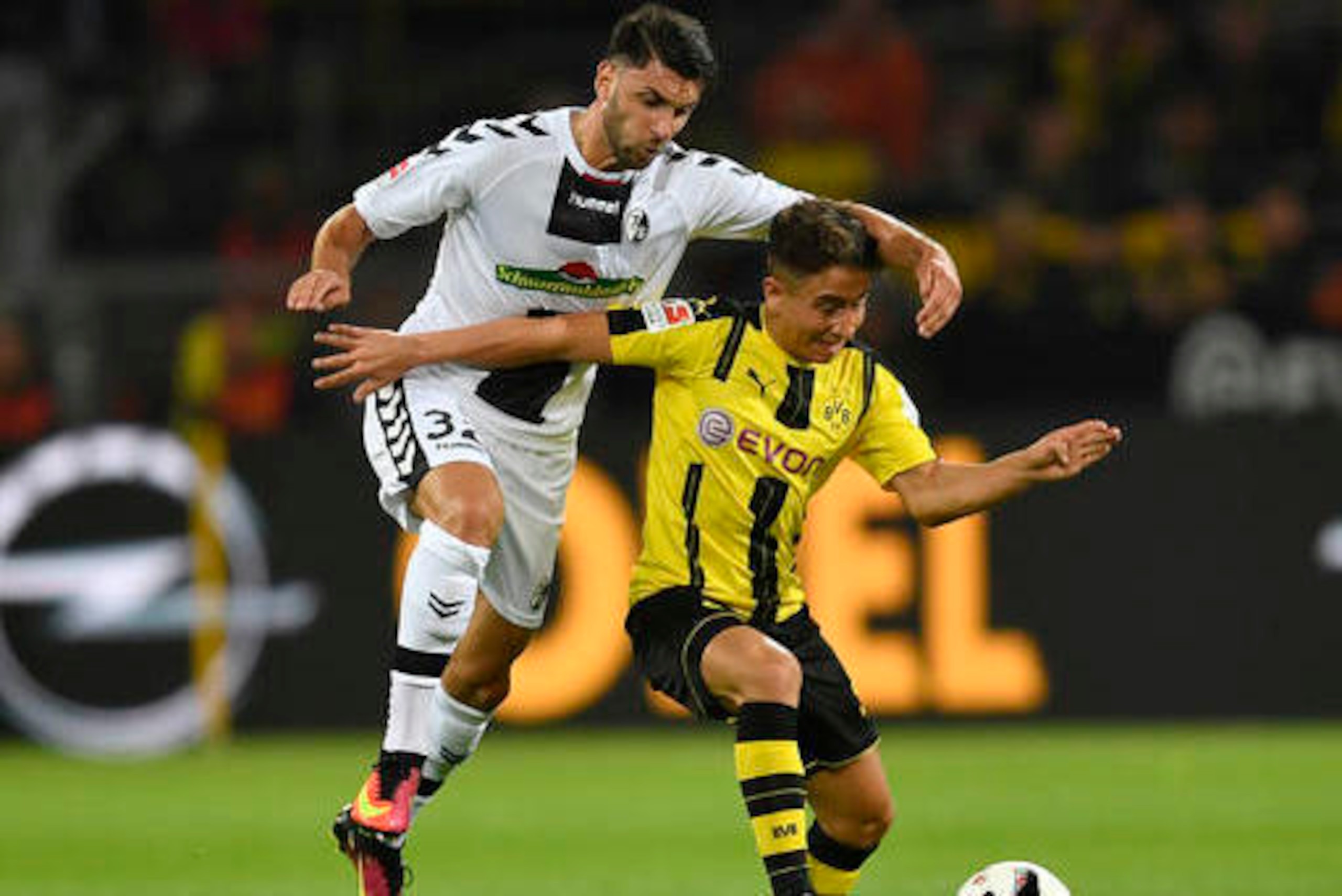 Emre Mor may be small, but he will fight you for the ball.
