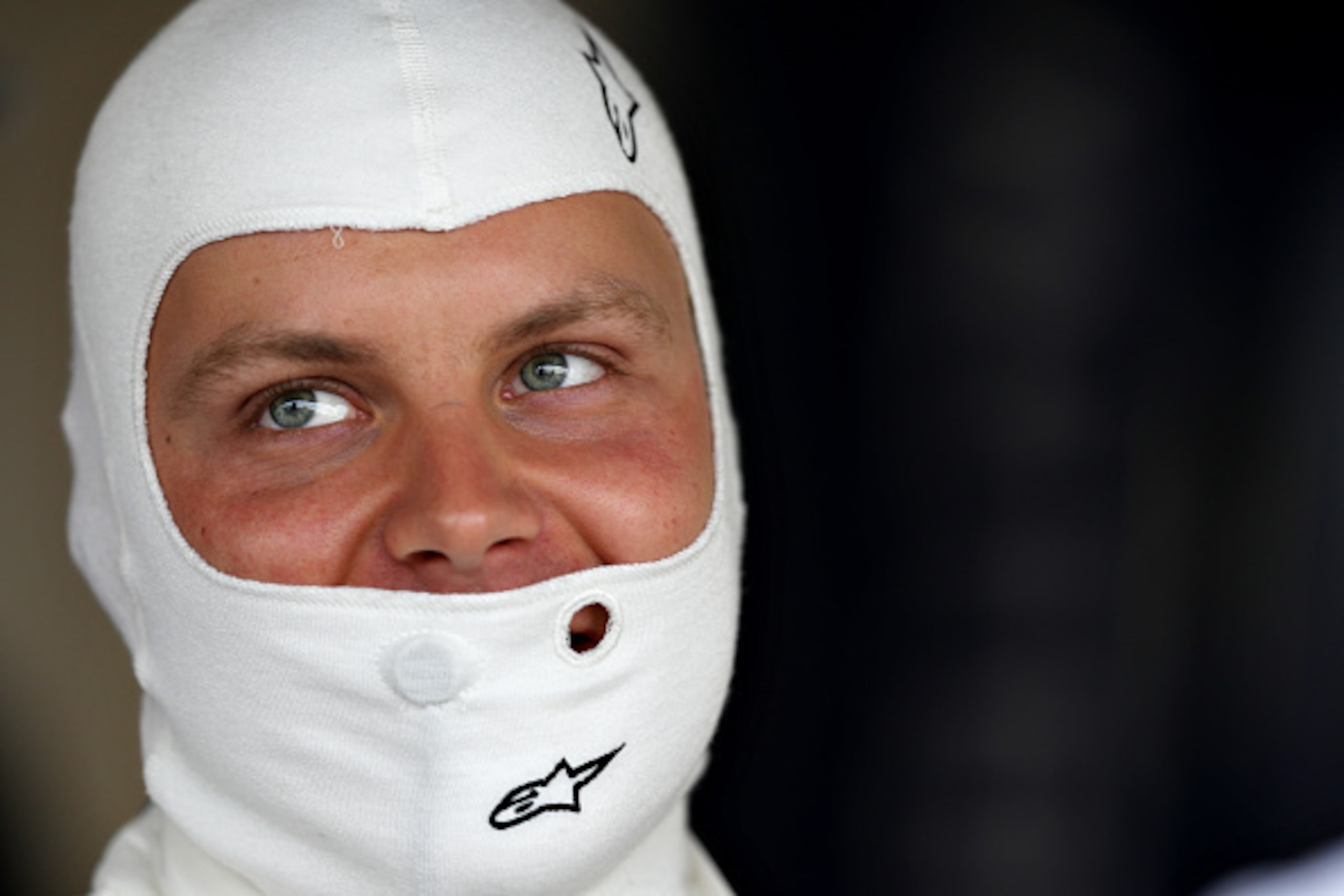 NORTHAMPTON, ENGLAND - JULY 09: Valtteri Bottas of Finland and Williams in the garage during final practice for the Formula One Grand Prix of Great Britain at Silverstone on July 9, 2016 in Northampton, England.  (Photo by Mark Thompson/Getty Images)