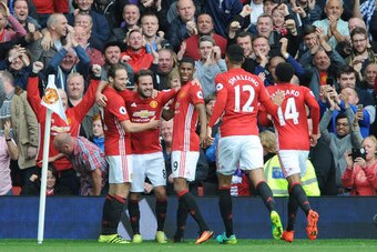United's players enjoyed Saturday's four-goal spree.