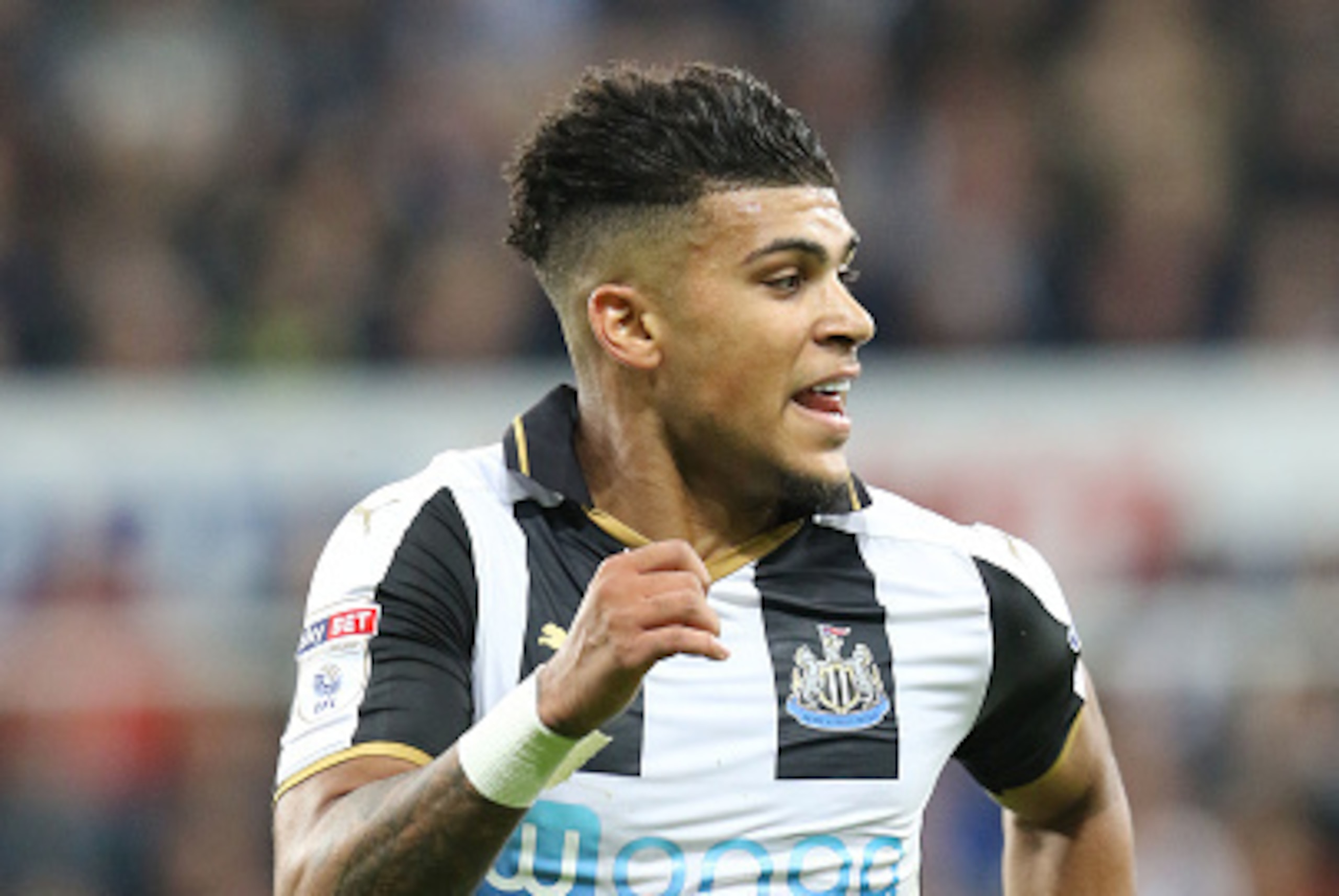 NEWCASTLE UPON TYNE, ENGLAND - SEPTEMBER 20: DeAndre Yedlin of Newcastle United during the EFL Cup third round match between Newcastle United and Wolverhampton Wanderers at St James' Park on September 20, 2016 in Newcastle upon Tyne, England. (Photo by Ia