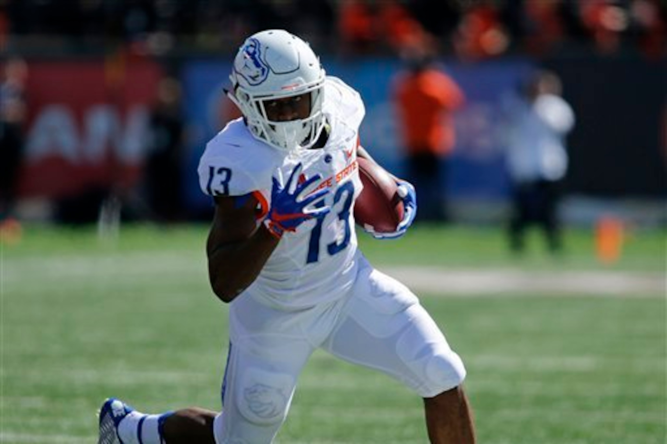 Boise State's Jeremy McNichols ran for 208 yards and three scores in Saturday's win over Oregon State.