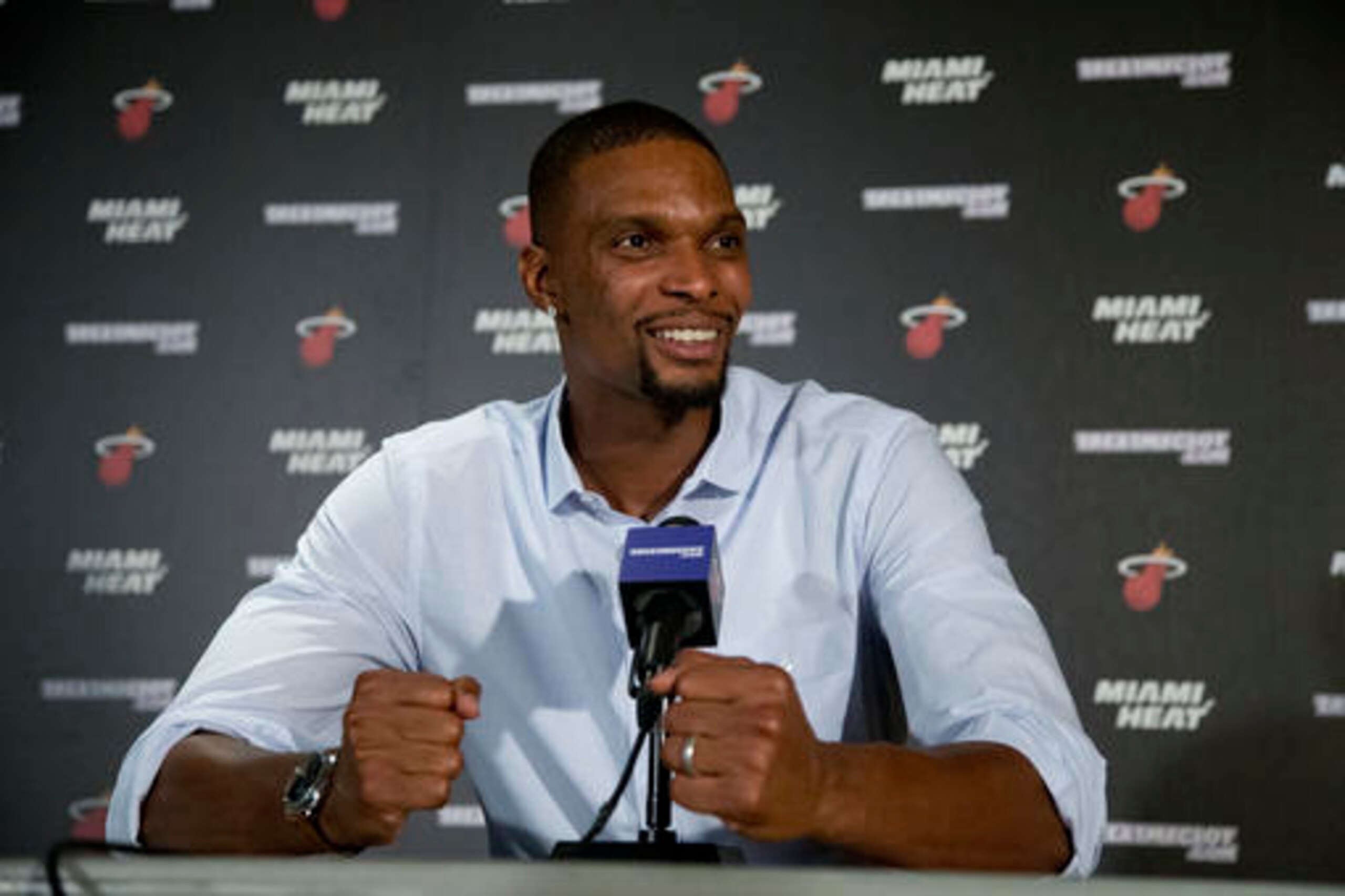 Bosh is a great person, which probably makes it hard for the Heat to tell him he can't play for them.