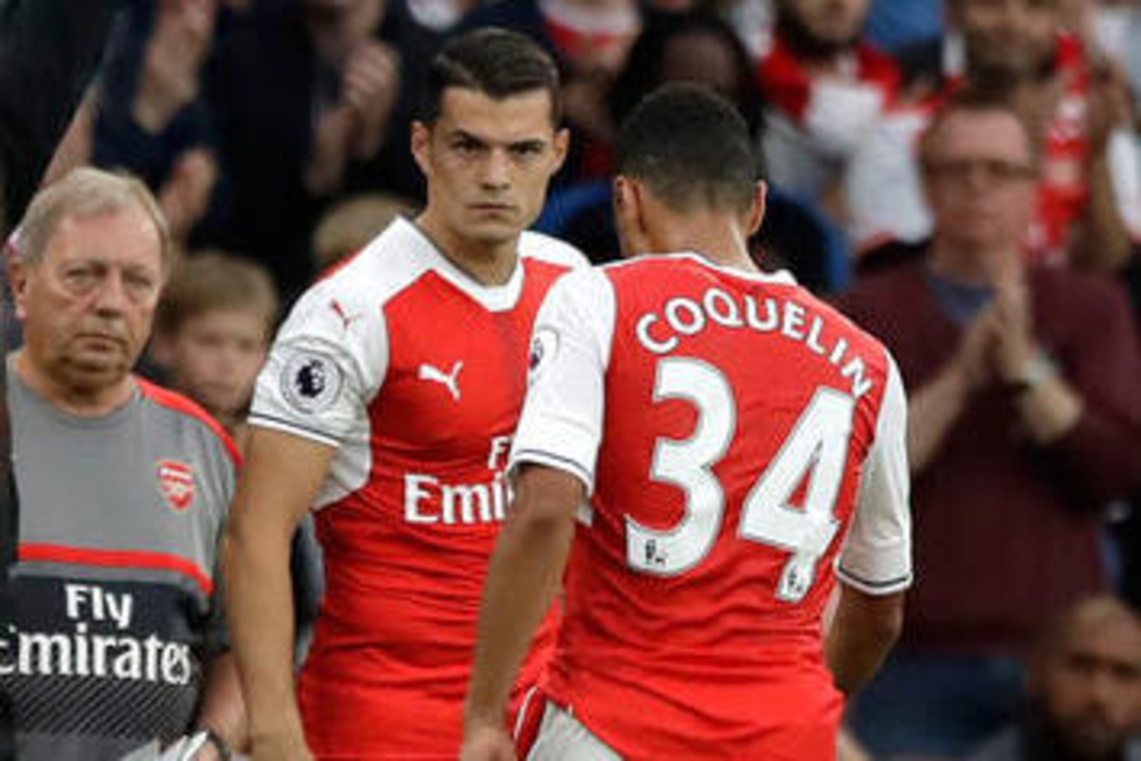 Granit Xhaka must settle quickly in the Arsenal team. Granit Xhaka must settle quickly in the Arsenal team.