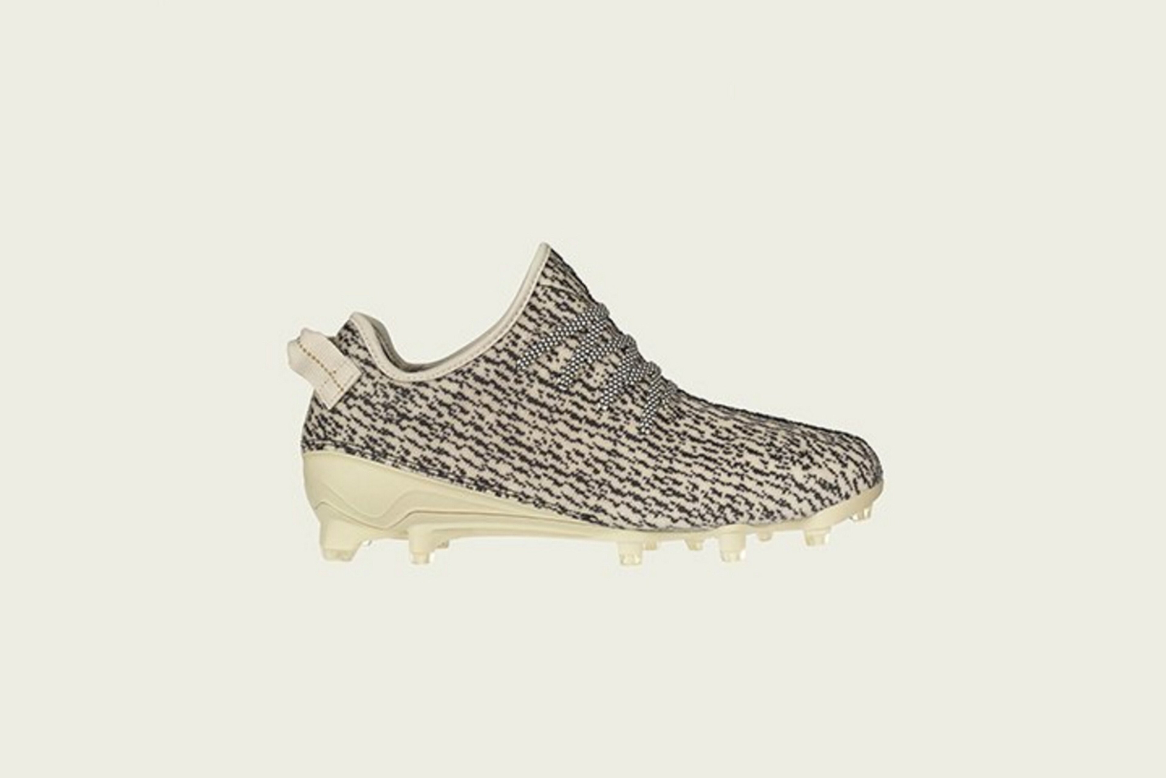 The Yeezy Boost 350 cleat. The Yeezy Boost 350 cleat.
