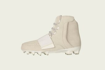 The Yeezy Boost 750 cleat.