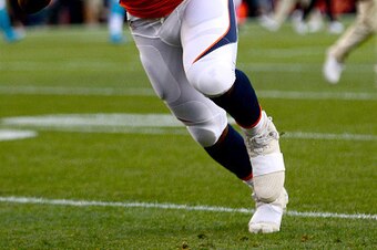 DENVER, CO - SEPTEMBER 08:  Outside linebacker Von Miller #58 of the Denver Broncos warms up before taking on the Carolina Panthers at Sports Authority Field at Mile High on September 8, 2016 in Denver, Colorado.  (Photo by Dustin Bradford/Getty Images)