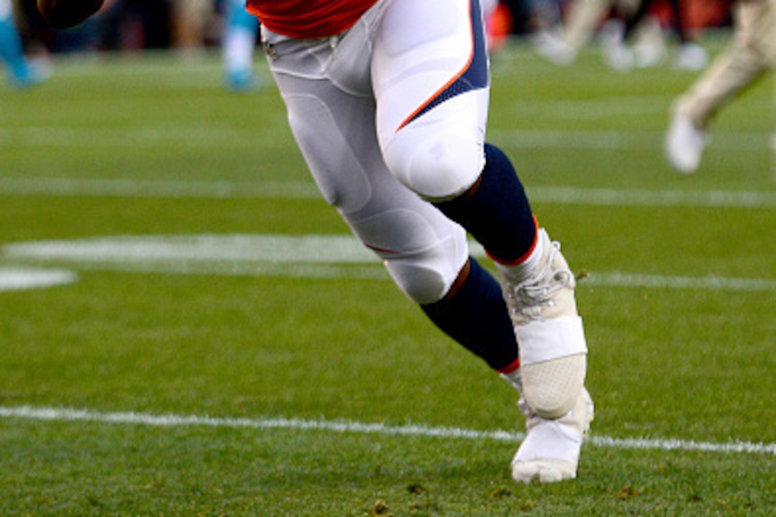 DENVER, CO - SEPTEMBER 08:  Outside linebacker Von Miller #58 of the Denver Broncos warms up before taking on the Carolina Panthers at Sports Authority Field at Mile High on September 8, 2016 in Denver, Colorado.  (Photo by Dustin Bradford/Getty Images)