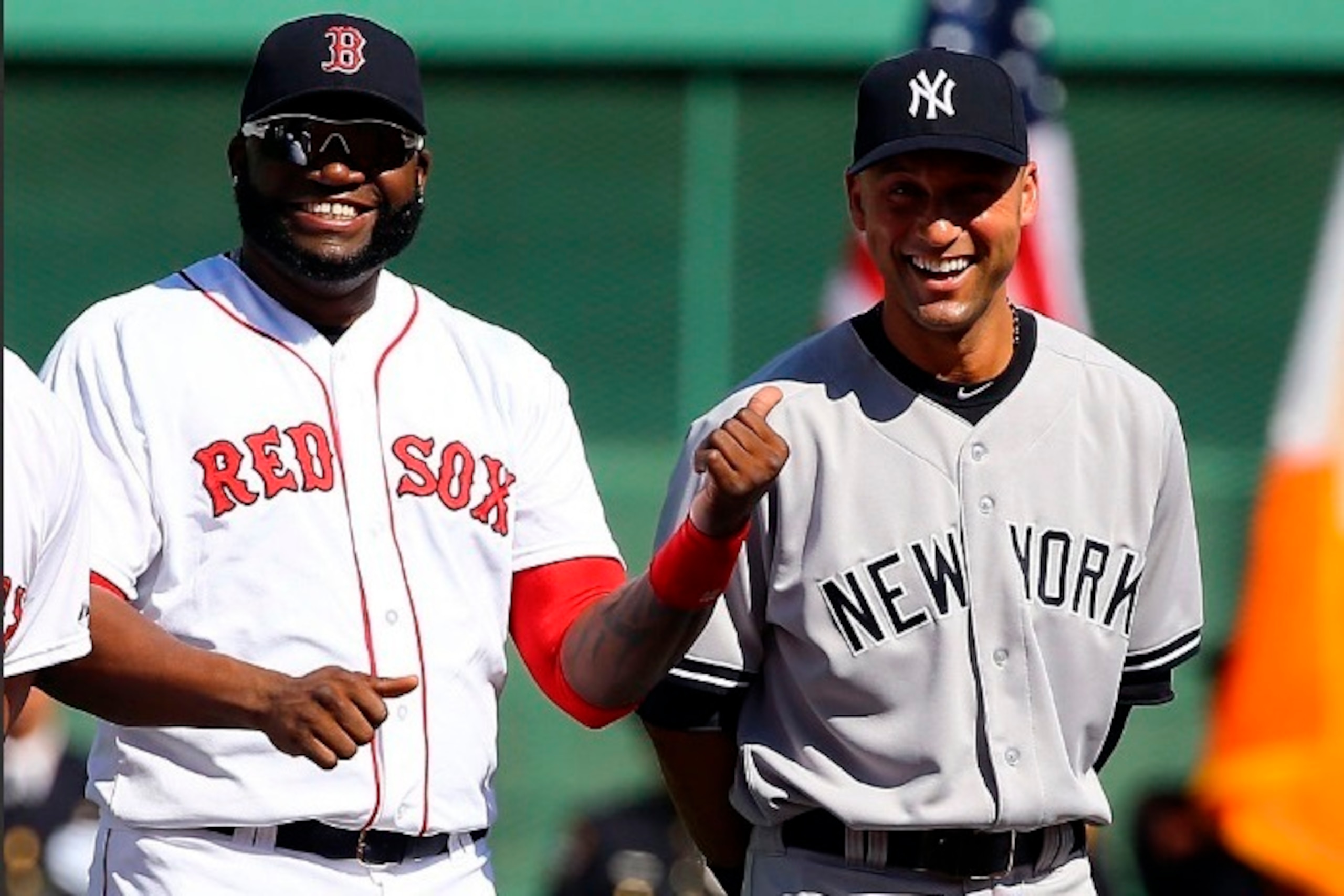 David Ortiz and Derek Jeter were featured stars in the Red Sox-Yankees rivalry. Ortiz said Jeter should be a unanimous first-ballot Hall of Famer. David Ortiz and Derek Jeter were featured stars in the Red Sox-Yankees rivalry. Ortiz said Jeter should be a unanimous first-ballot Hall of Famer.