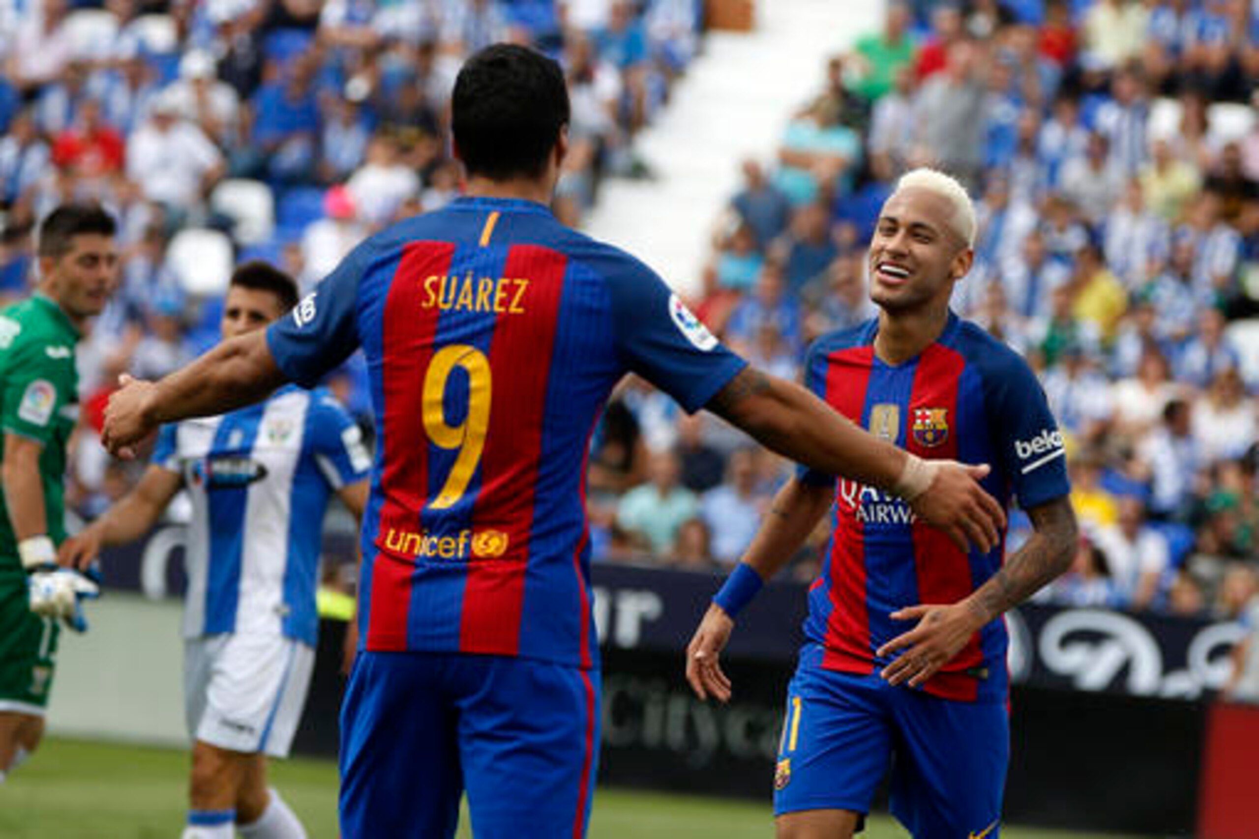 It's up to Luis Suarez and Neymar for the time being.