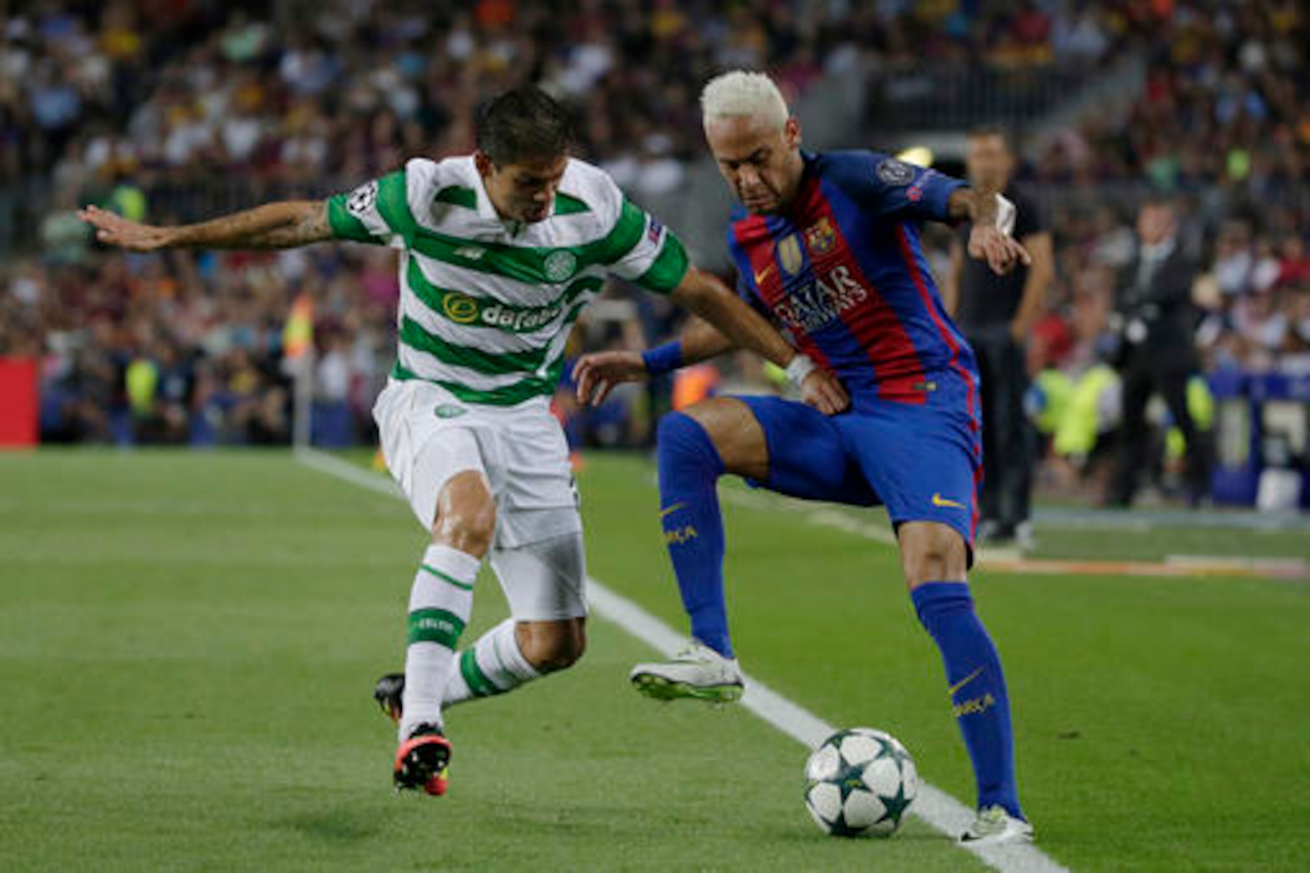 Neymar dazzled against Celtic.