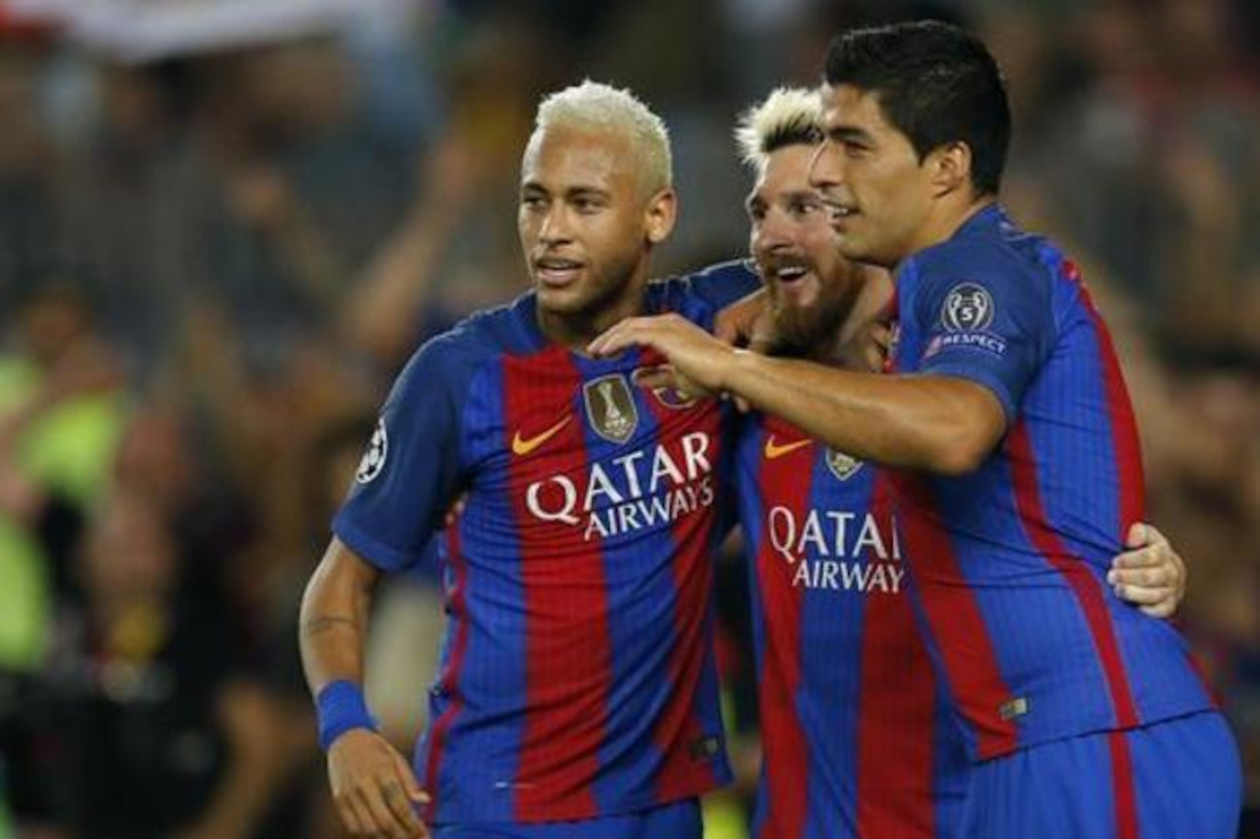 It will be a while before the MSN trident is reunited on the pitch.