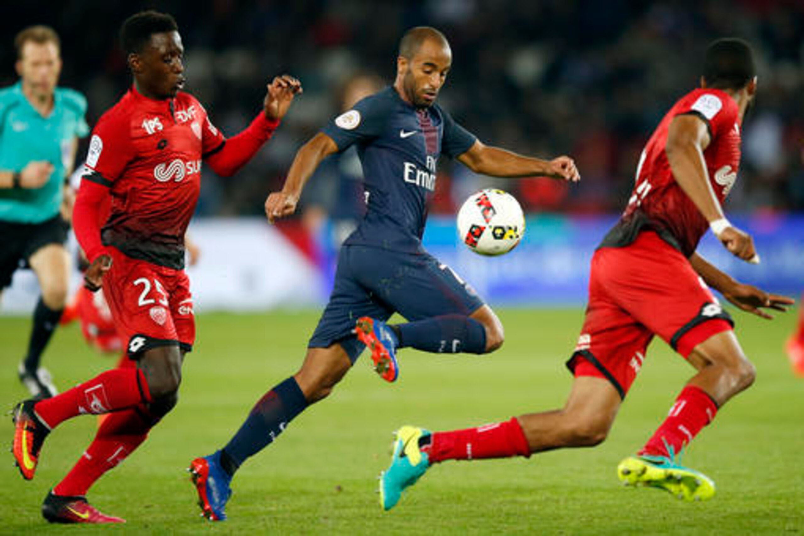 Both Lucas and Di Maria have disappointed this season.