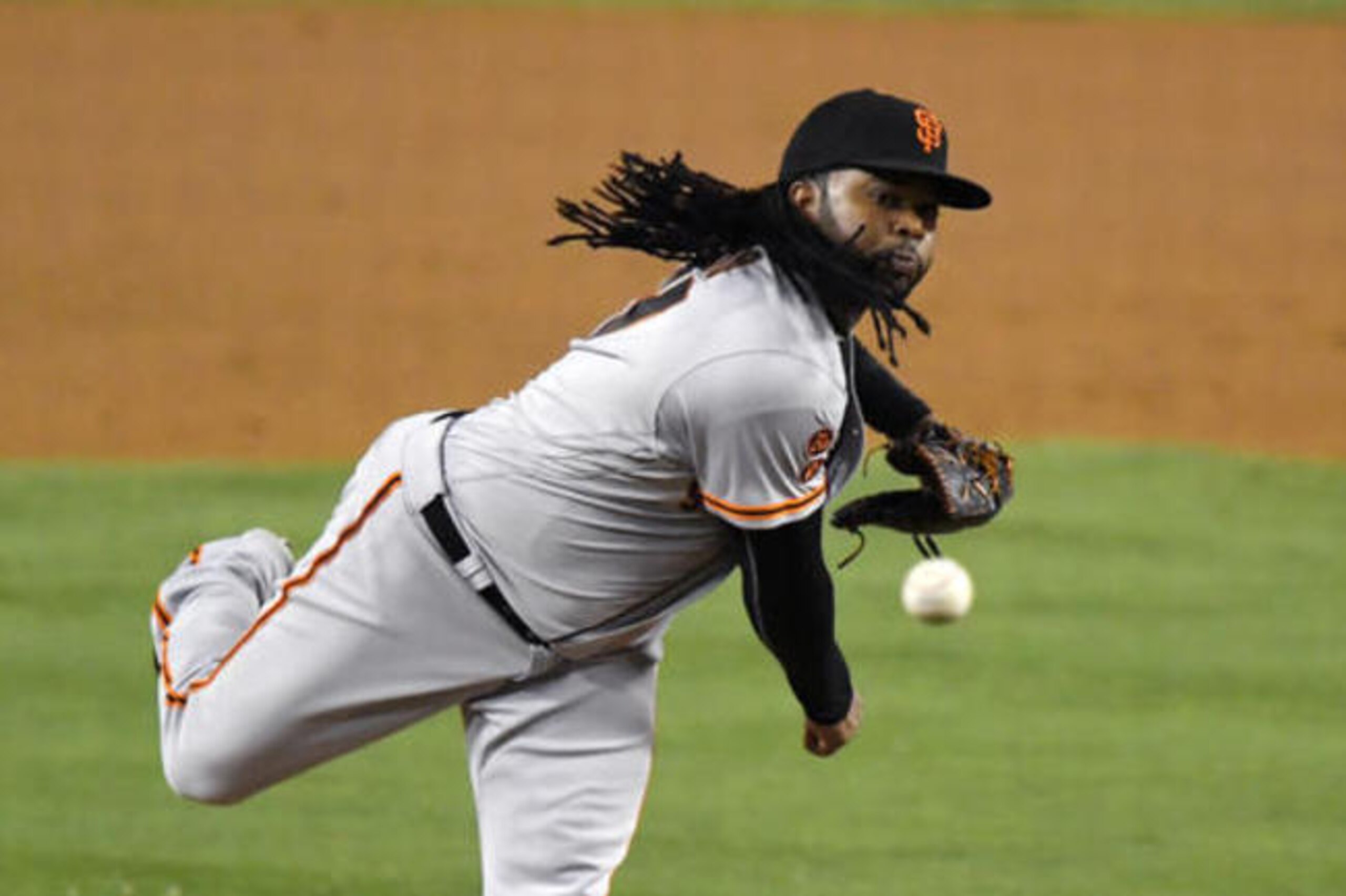 Giants pitcher Johnny Cueto