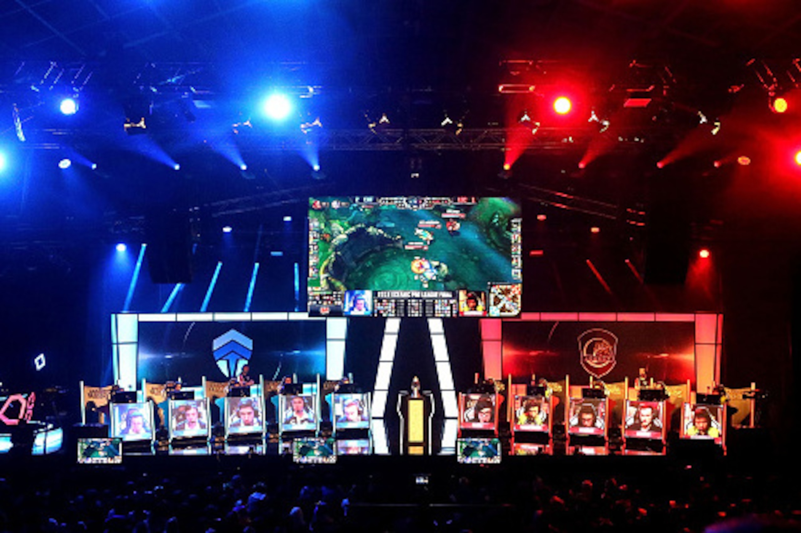 SYDNEY, AUSTRALIA - AUGUST 08:  General View during the League of Legends Oceanic Pro League Grand Final at Luna Park on August 8, 2015 in Sydney, Australia.  (Photo by Ashley Feder/Getty Images)