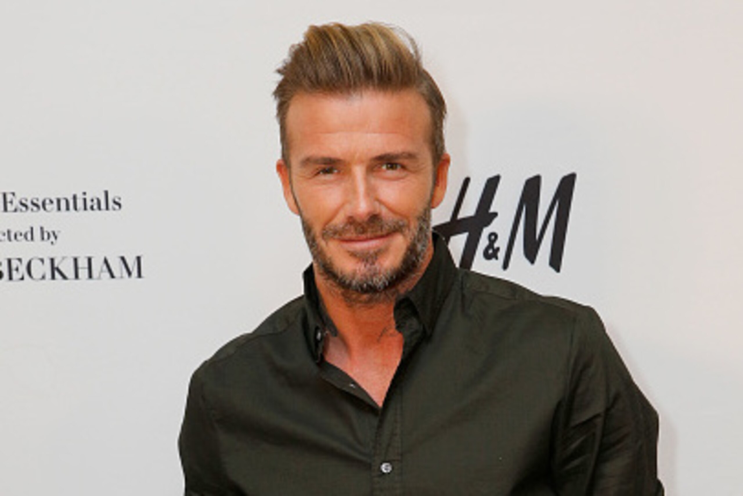 LOS ANGELES, CA - SEPTEMBER 26:  David Beckham attends the launch of David Beckham's H&M Modern Essentials Collection on September 26, 2016 in H&M at FIGat7th in Los Angeles, California.  (Photo by Rachel Murray/Getty Images for H&M)