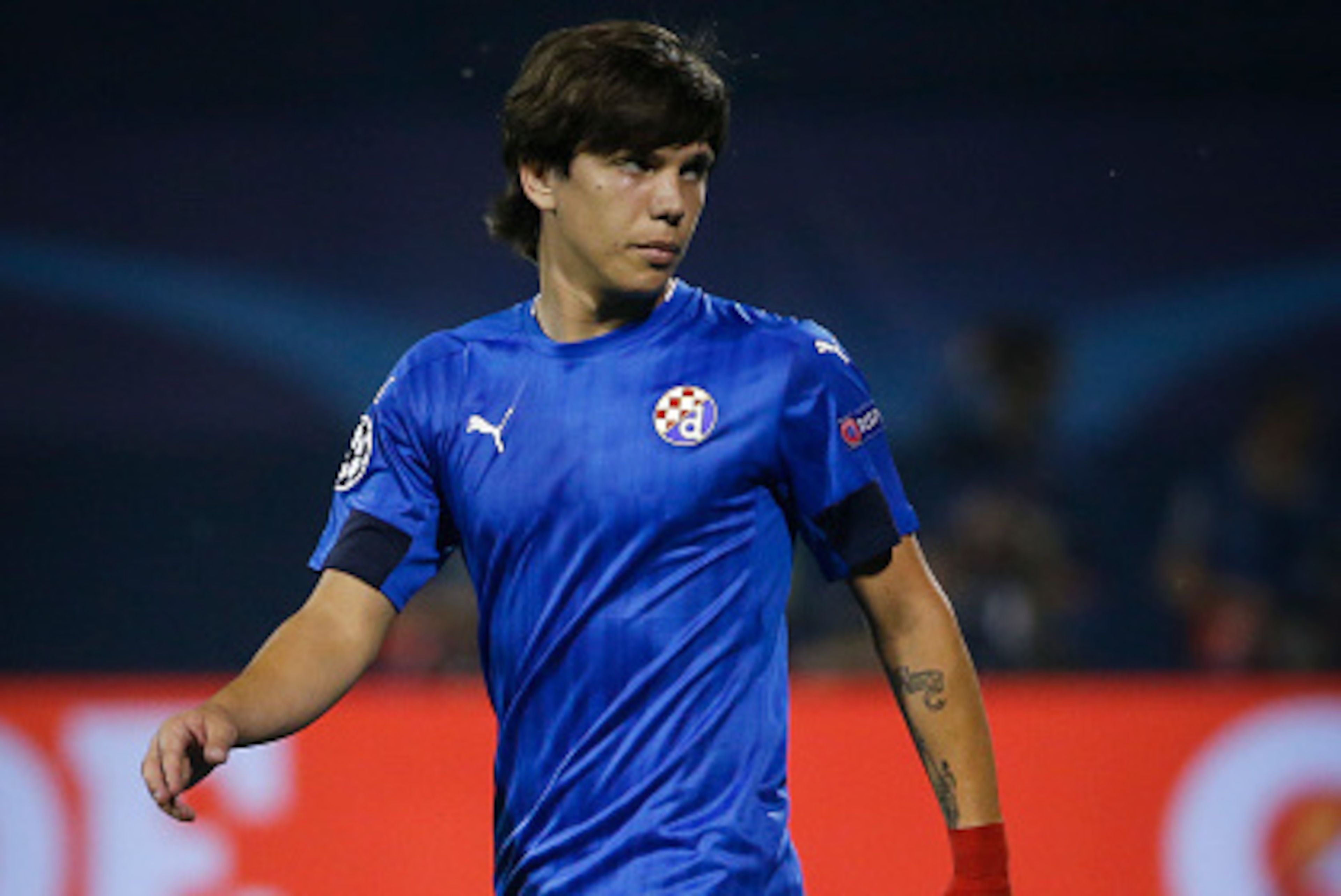 ZAGREB, CROATIA - AUGUST 16: Ante Coric of Dinamo Zagreb looks on during the UEFA Champions League Play-offs First leg match between Dinamo Zagreb and Salzburg at Stadion Maksimir on August 16, 2016 in Zagreb, Croatia. (Photo by Srdjan Stevanovic/Getty Im