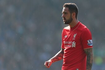 LIVERPOOL, ENGLAND - OCTOBER 04:  Danny Ings of Liverpool during the Barclays Premier League match between Everton and Liverpool at Goodison Park on October 04, 2015 in Liverpool, England.  (Photo by Matthew Ashton - AMA/Getty Images)