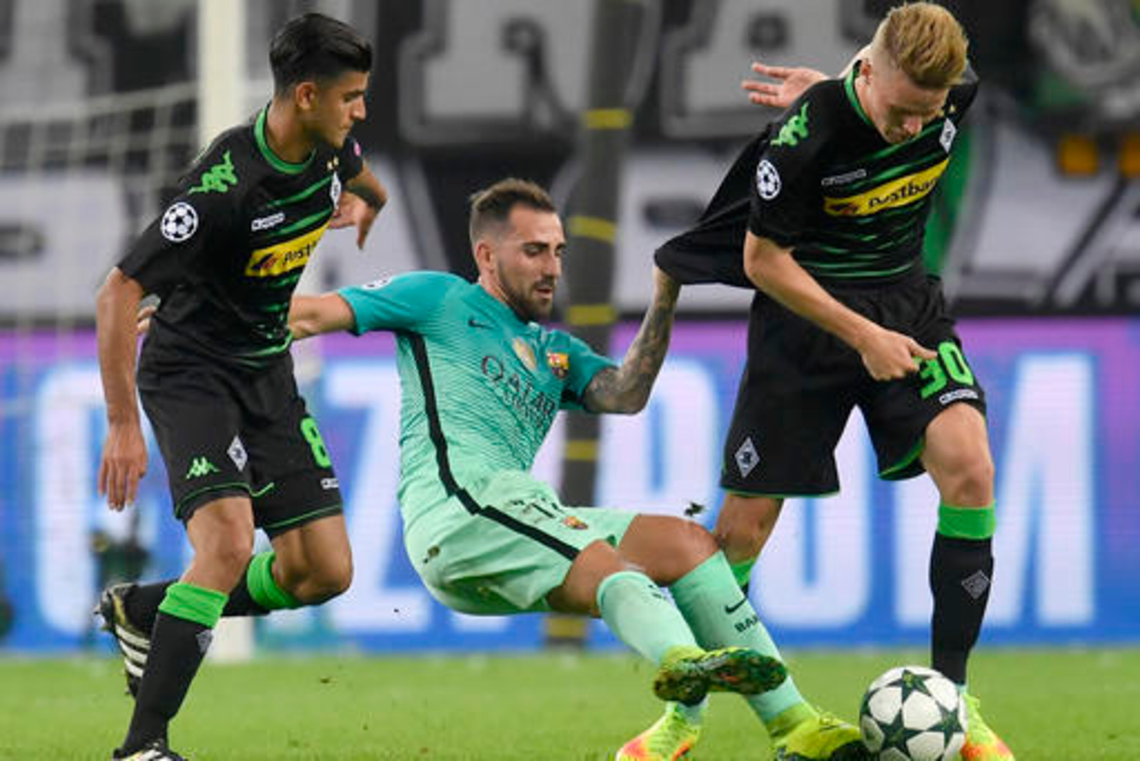 No dice for Alcacer against Monchengladbach. No dice for Alcacer against Monchengladbach.