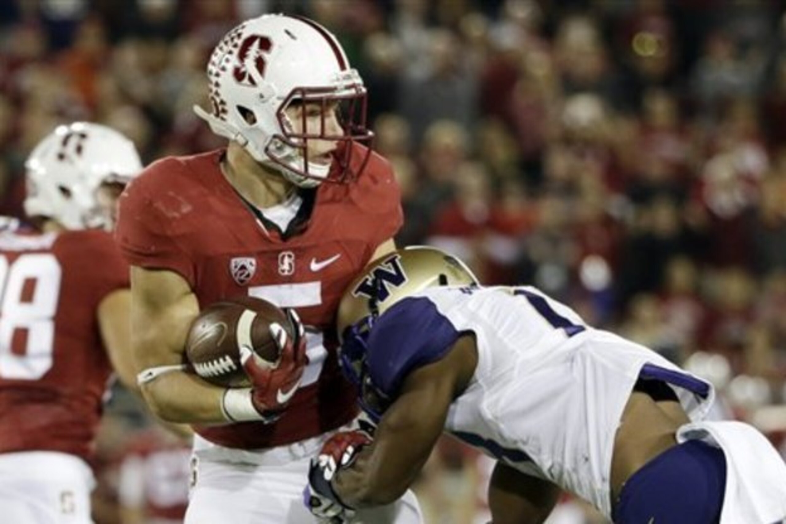Last year Stanford's Christian McCaffrey had 300 all-purpose yards against Washington.