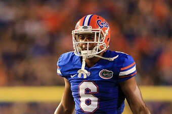 GAINESVILLE, FL - SEPTEMBER 17: Quincy Wilson #6 of the Florida Gators looks on during the game against the North Texas Mean Green at Ben Hill Griffin Stadium on September 17, 2016 in Gainesville, Florida. (Photo by Rob Foldy/Getty Images)