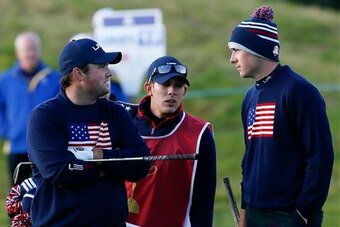 Reed and Spieth at 2014 Ryder Cup