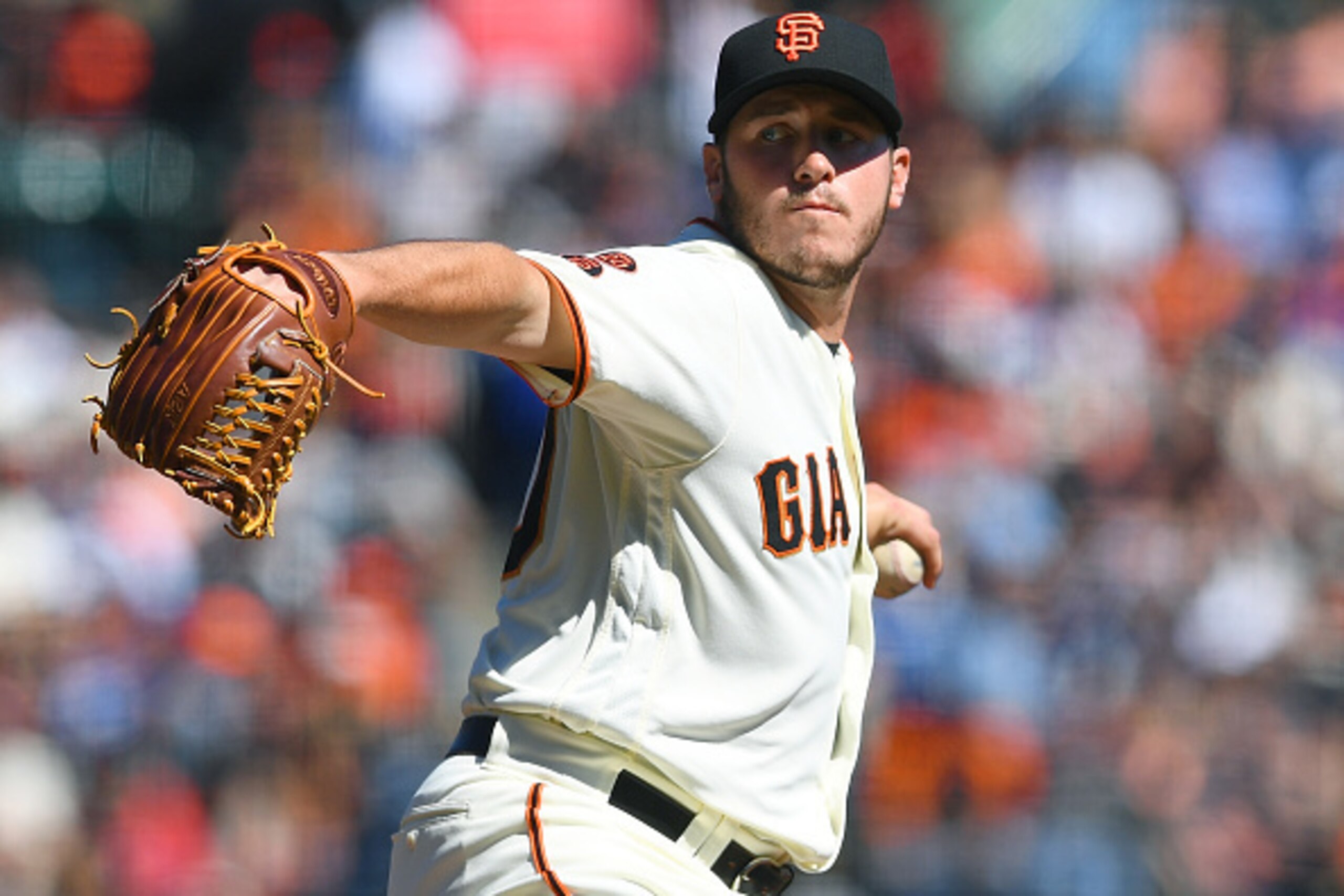 SAN FRANCISCO, CA - OCTOBER 01:  Ty Blach #50 of the San Francisco Giants pitches against the Los Angeles Dodgers in the top of the first inning at AT&T Park on October 1, 2016 in San Francisco, California.  (Photo by Thearon W. Henderson/Getty Images)