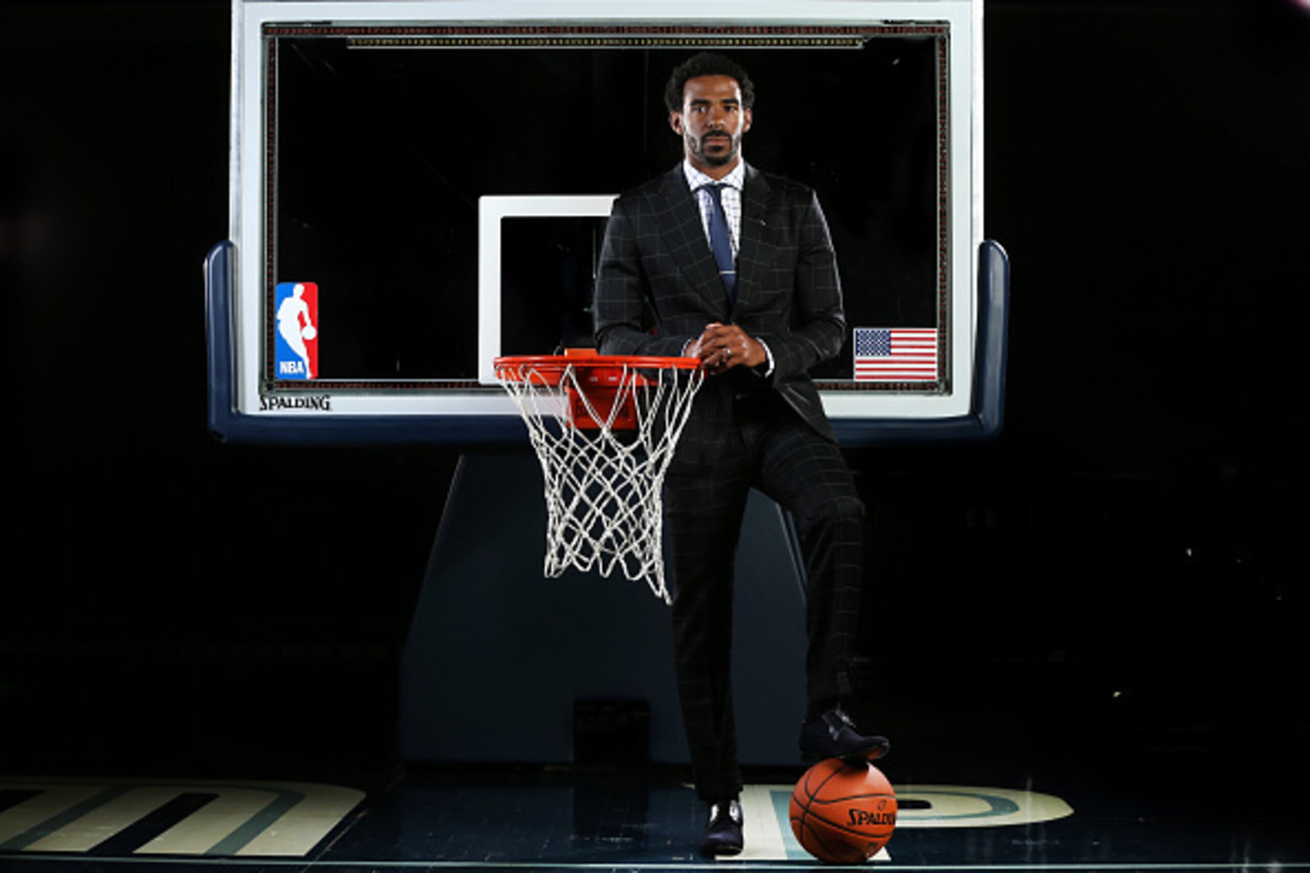 MEMPHIS, TN - JULY 14:  Mike Conley #11 of the Memphis Grizzlies poses for a portrait on July 14, 2016 at FedExForum in Memphis, Tennessee.  NOTE TO USER: User expressly acknowledges and agrees that, by downloading and or using this photograph, User is co